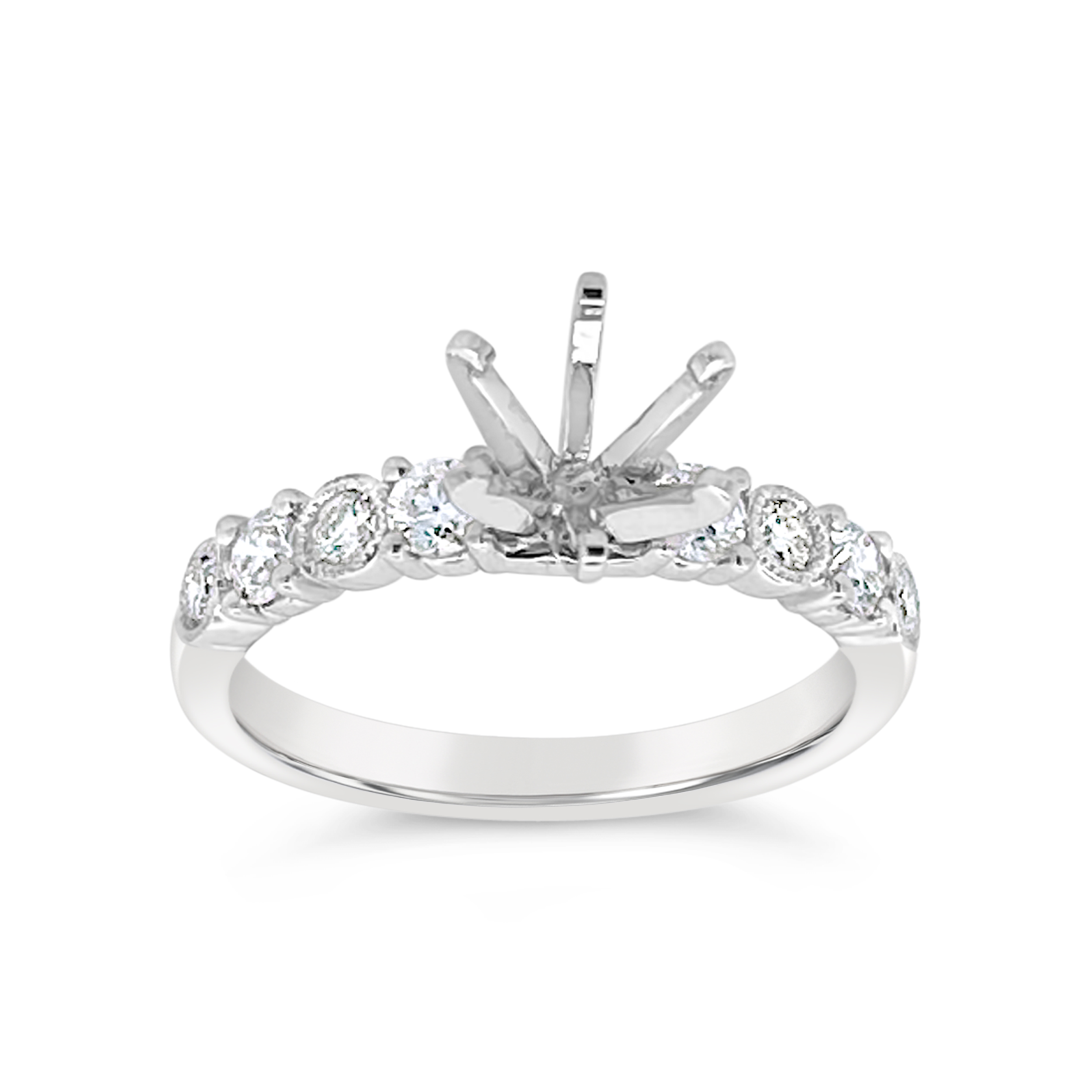 Yes By Martin Binder Round Diamond Engagement Ring Mounting (0.48 Ct. Tw.)