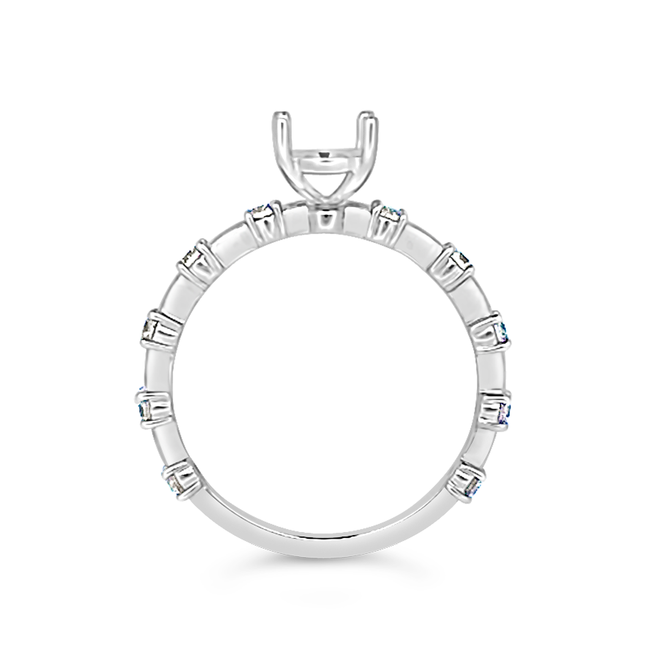 Yes By Martin Binder Oval Engagement Ring Mounting (0.33 Ct. Tw.)