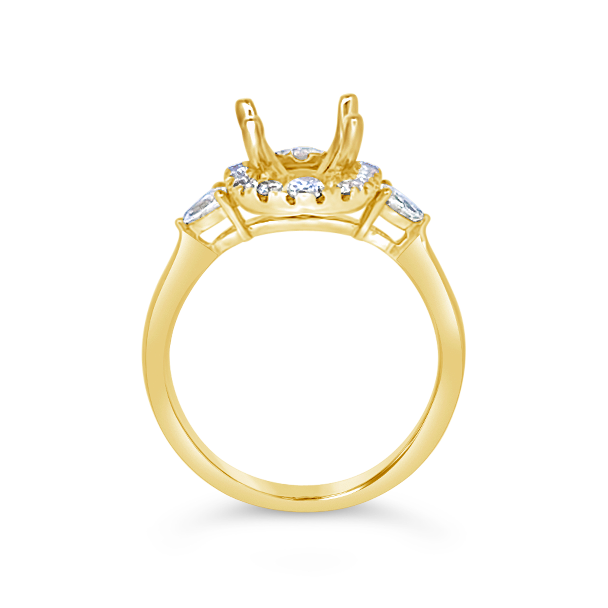 Yes By Martin Binder Oval Engagement Ring Mounting (0.48 Ct. Tw.)