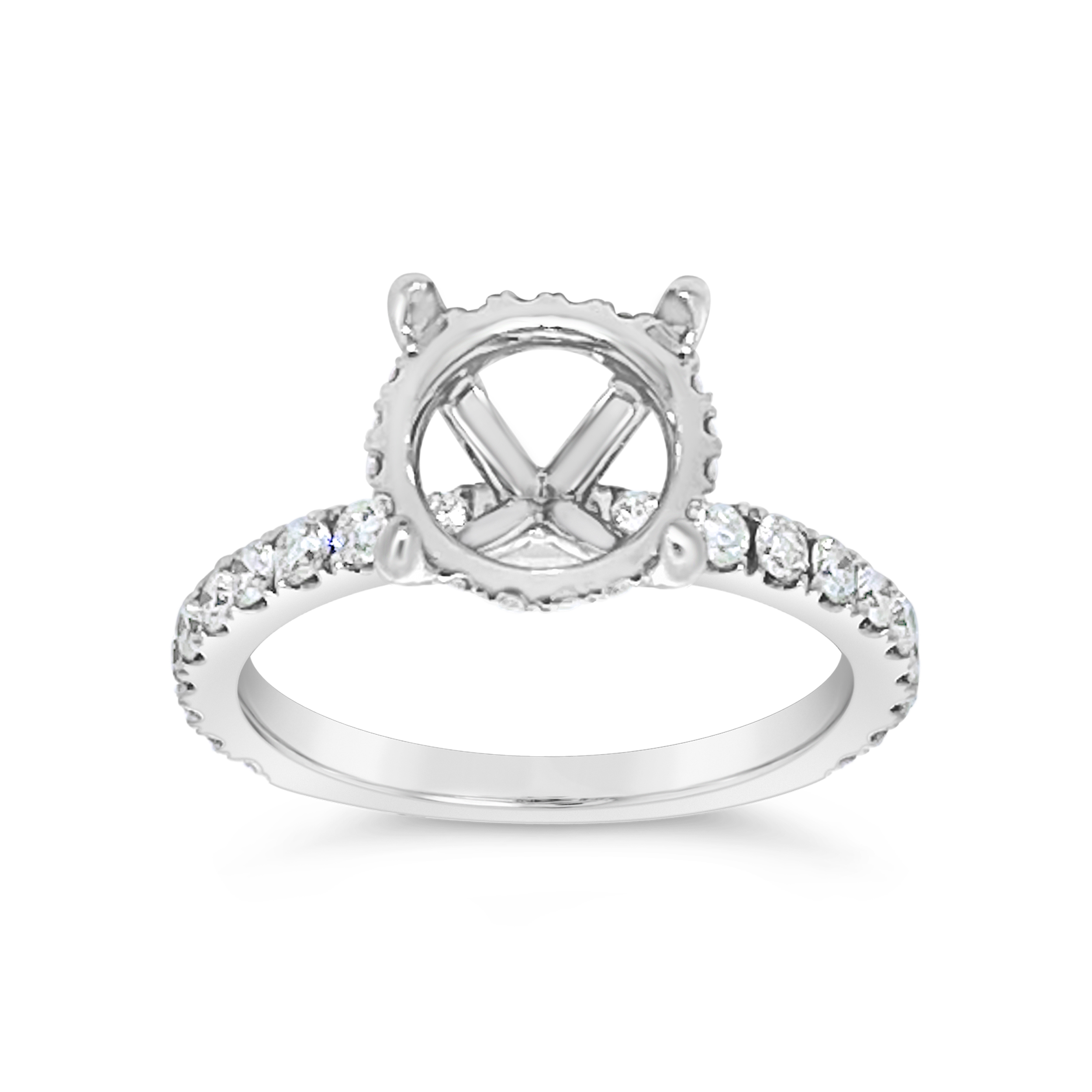 Yes By Martin Binder Semi-mount Round Engagement Ring (0.67 Ct. Tw.)