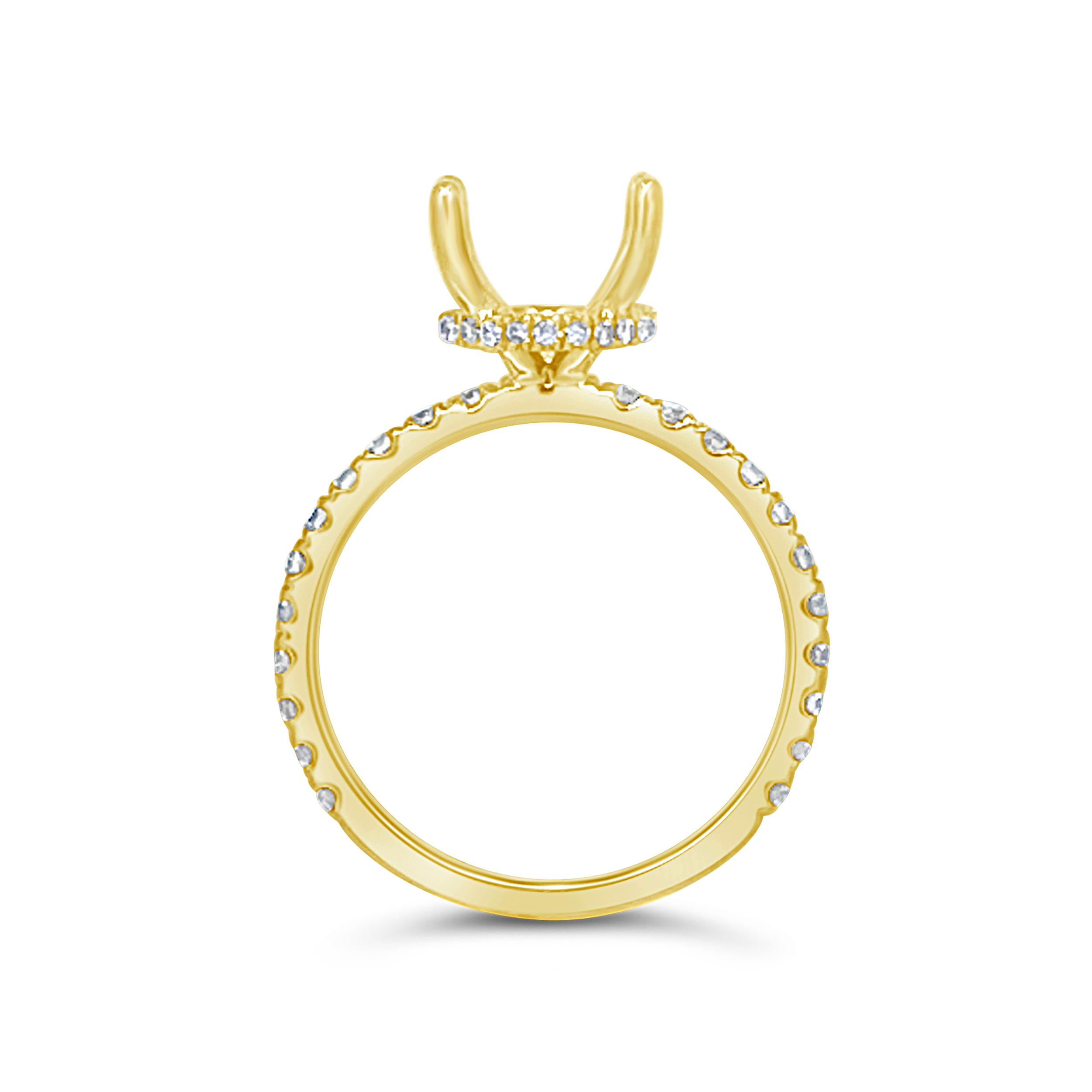 Yes By Martin Binder Semi-mount Round Engagement Ring (0.49 Ct. Tw.)