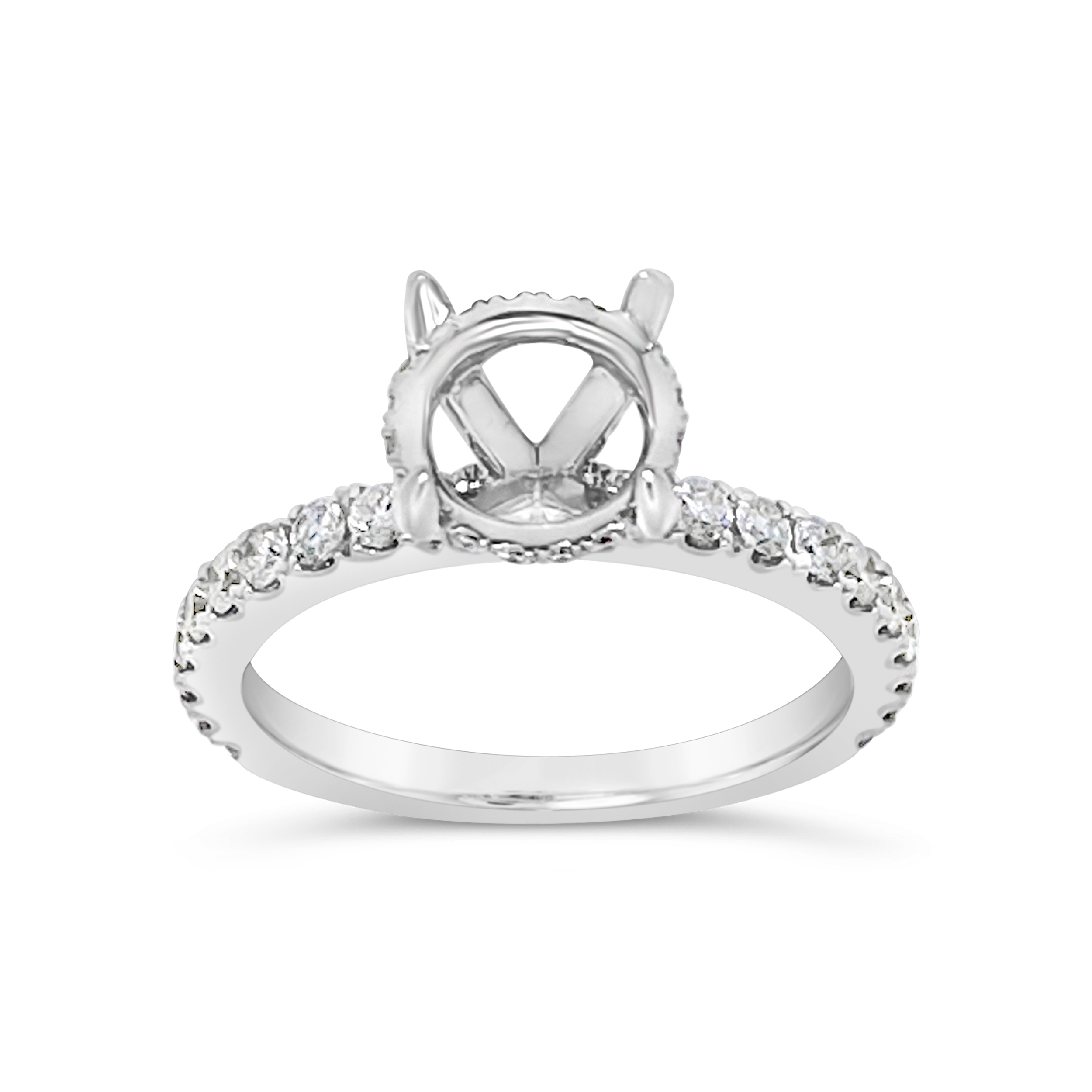 Yes By Martin Binder Semi-mount Round Engagement Ring (0.67 Ct. Tw.)