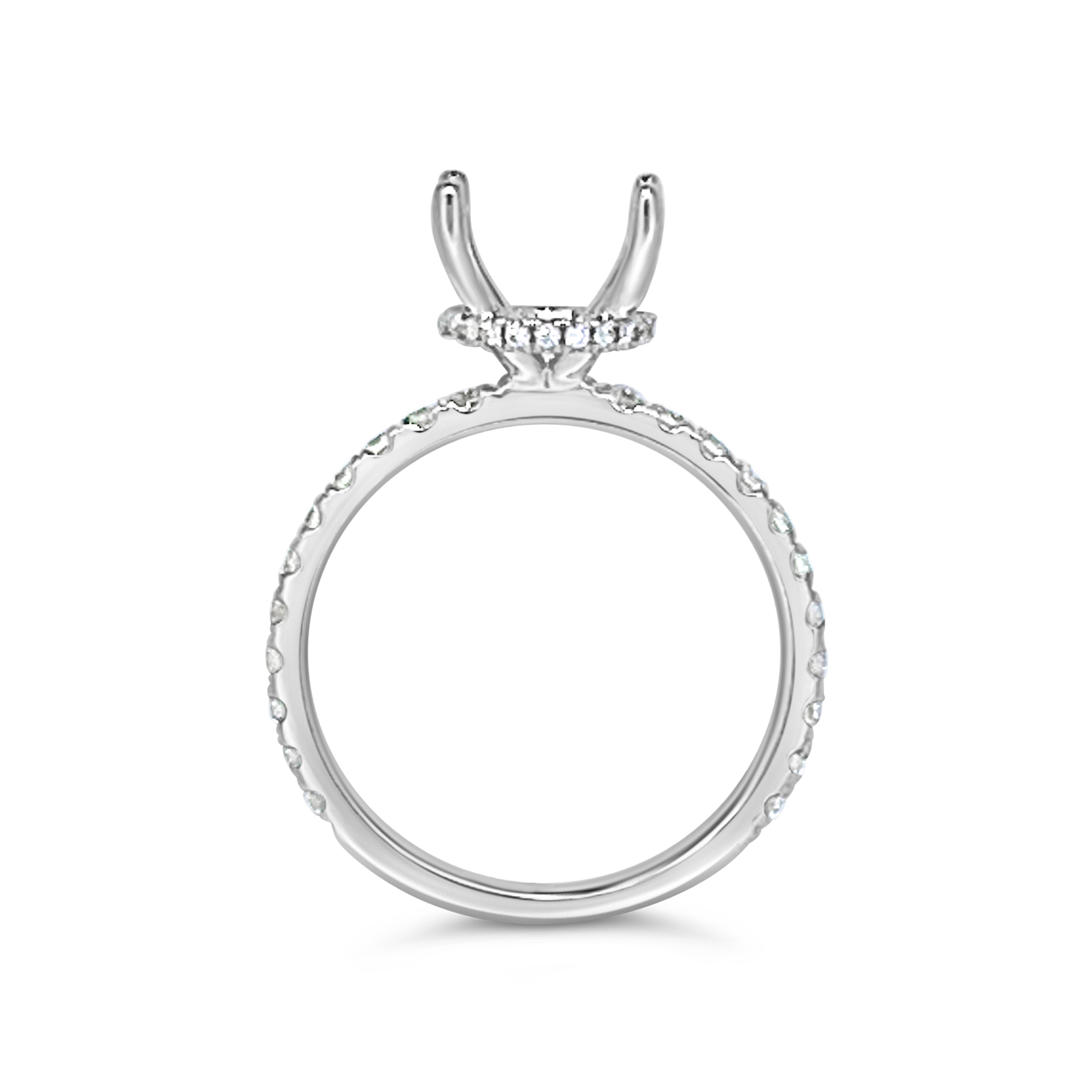 Yes By Martin Binder Semi-mount Round Engagement Ring (0.49 Ct. Tw.)