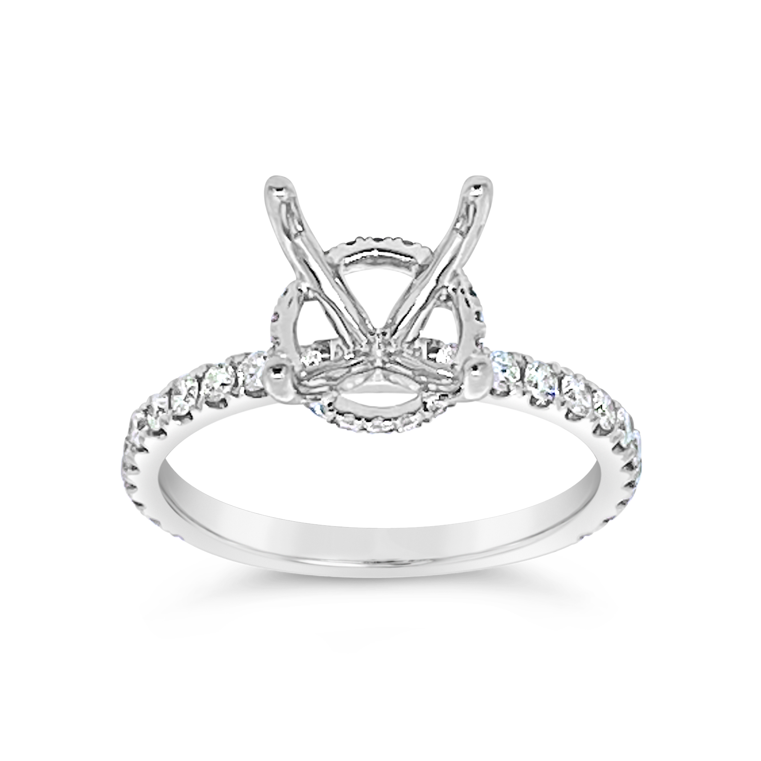 Yes By Martin Binder Semi-mount Round Engagement Ring (0.49 Ct. Tw.)