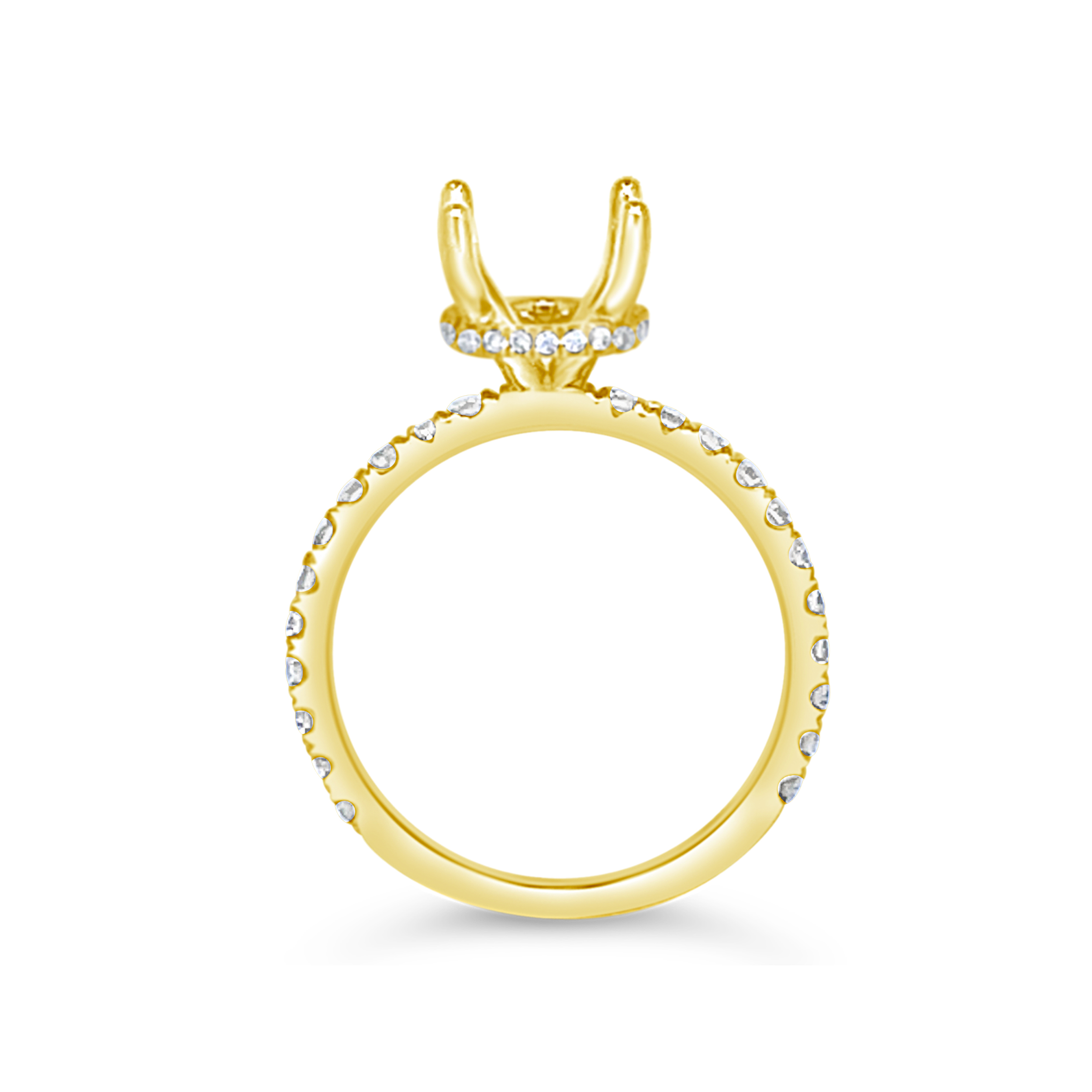 Yes By Martin Binder Oval Engagement Ring Mounting (0.51 Ct. Tw.)
