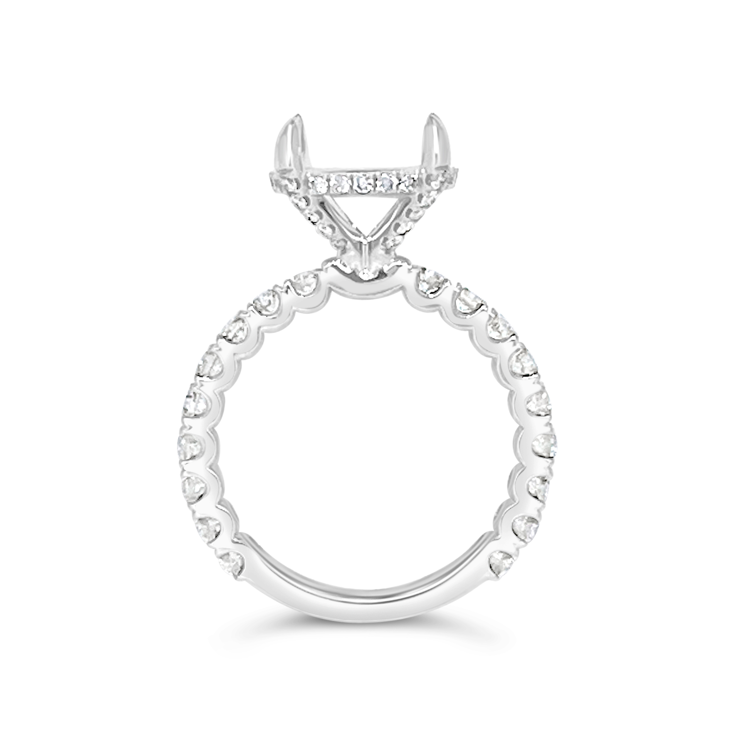 Yes By Martin Binder Round Engagement Ring Mounting (1.03 Ct. Tw.)