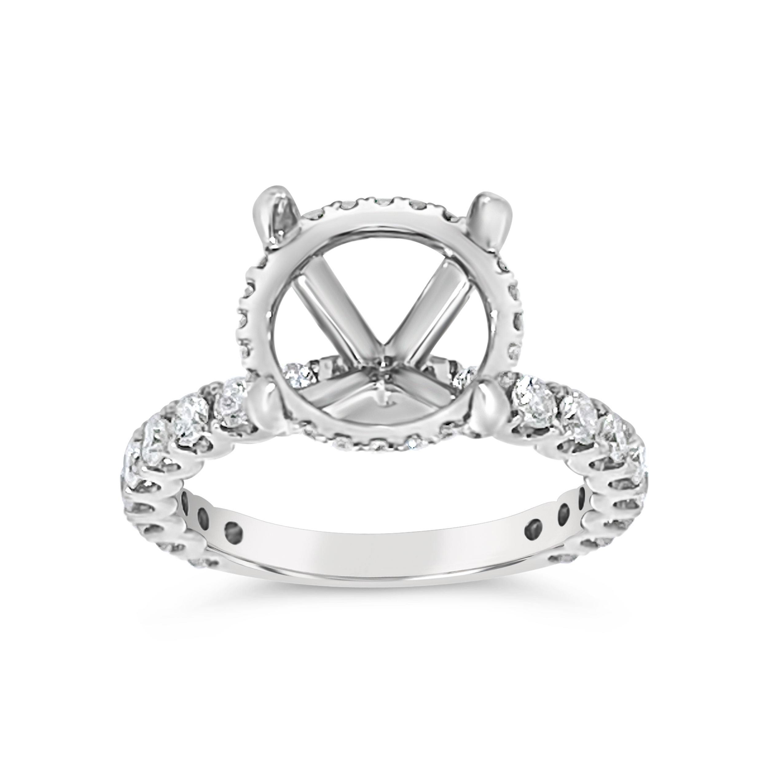 Yes By Martin Binder Round Engagement Ring Mounting (1.03 Ct. Tw.)
