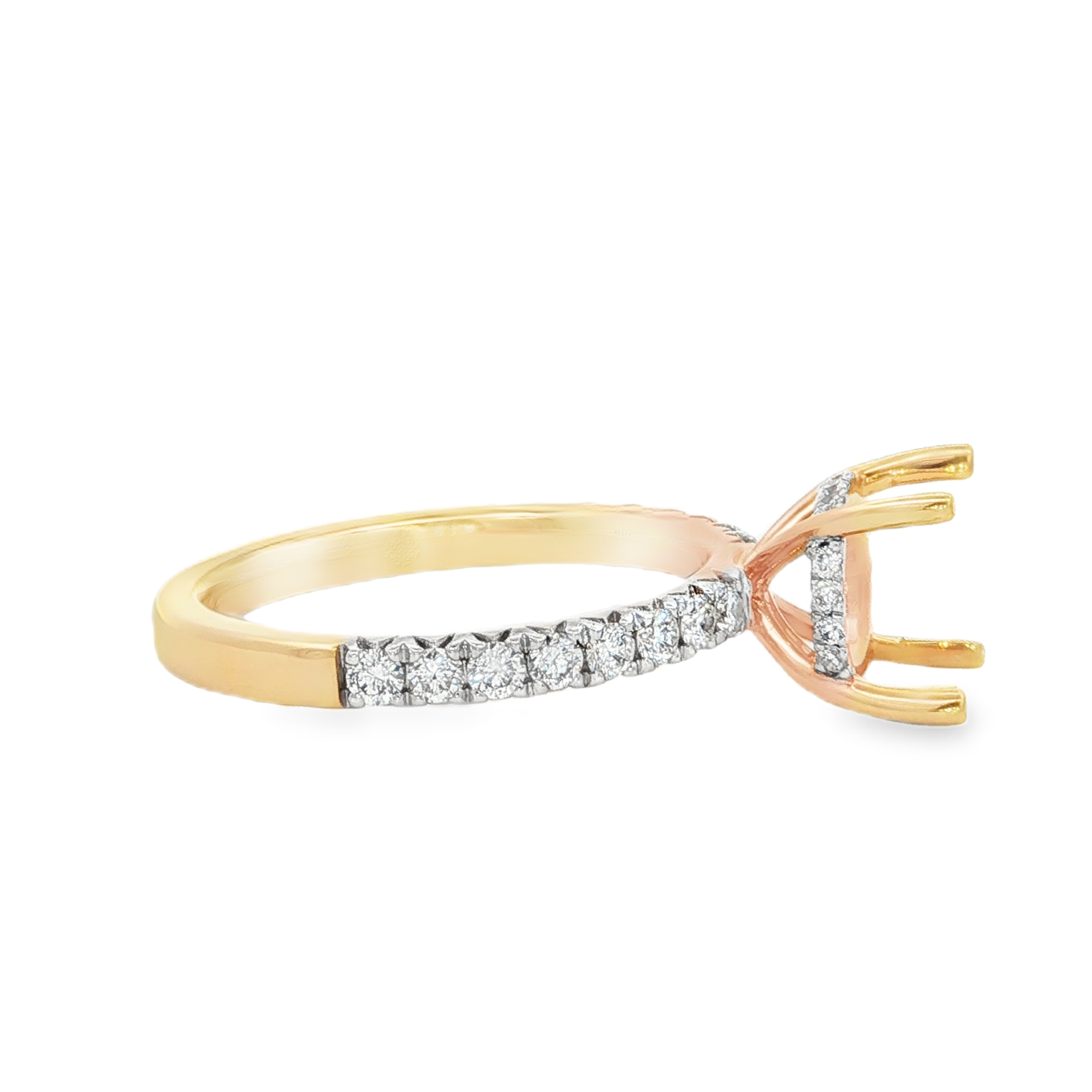Yes by Martin Binder Round Diamond Engagement Ring Mounting
