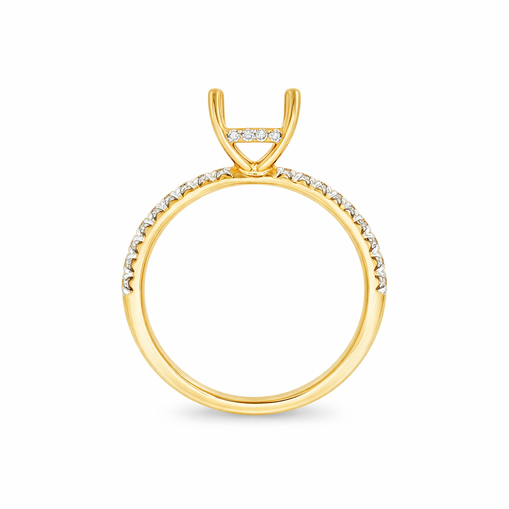 Yes by Martin Binder Round Diamond Engagement Ring Mounting