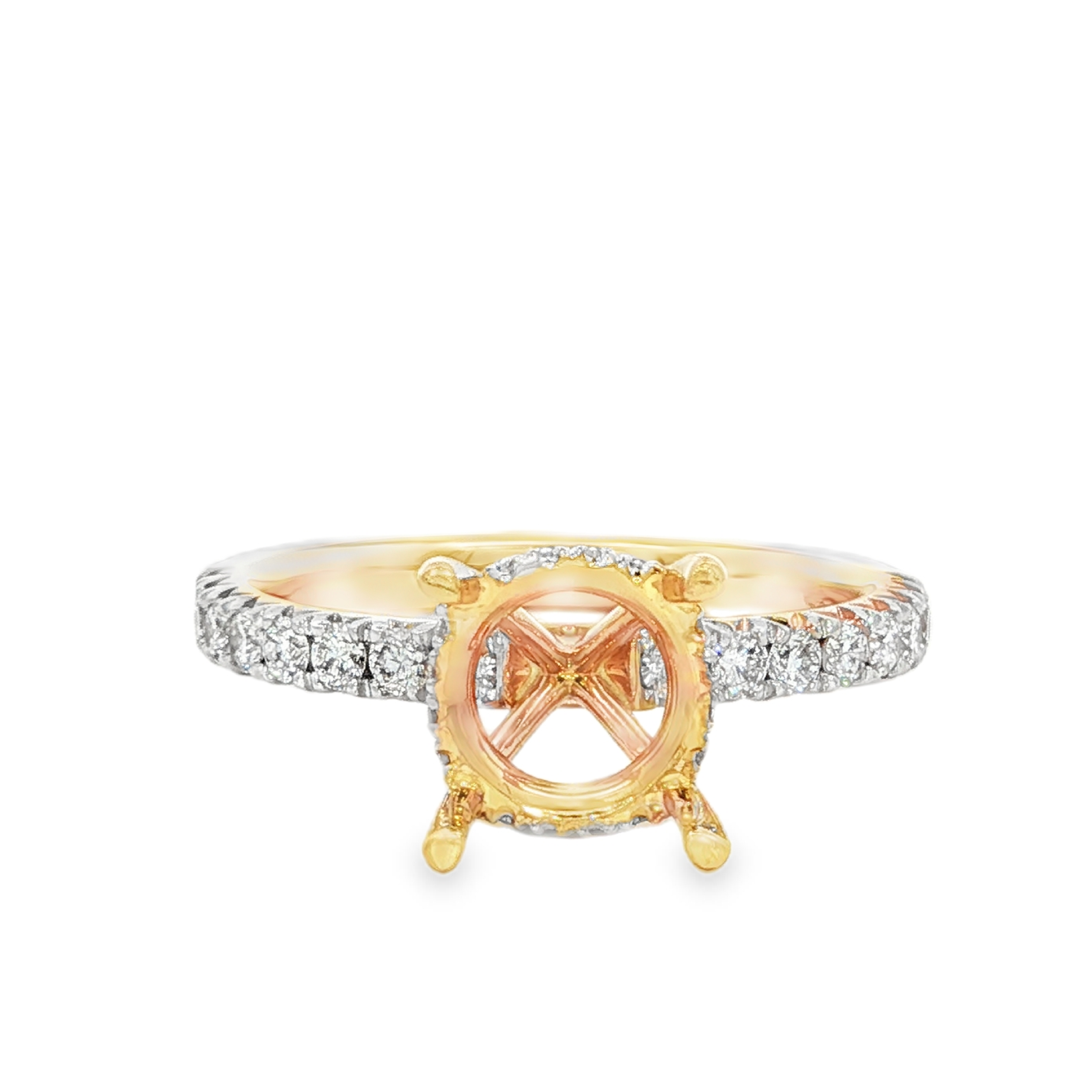 Yes by Martin Binder Round Diamond Engagement Ring Mounting