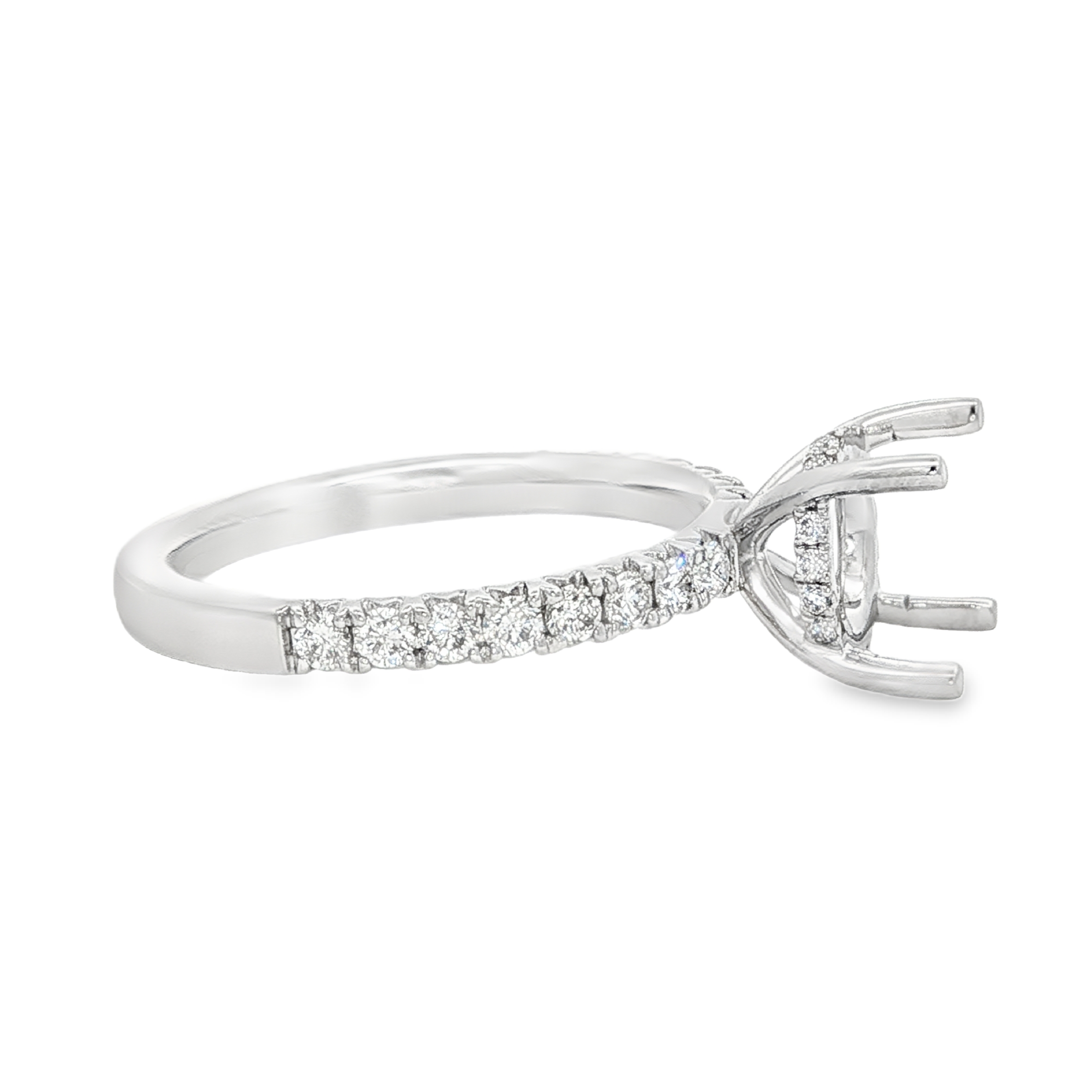 Yes by Martin Binder Round Diamond Engagement Ring Mounting