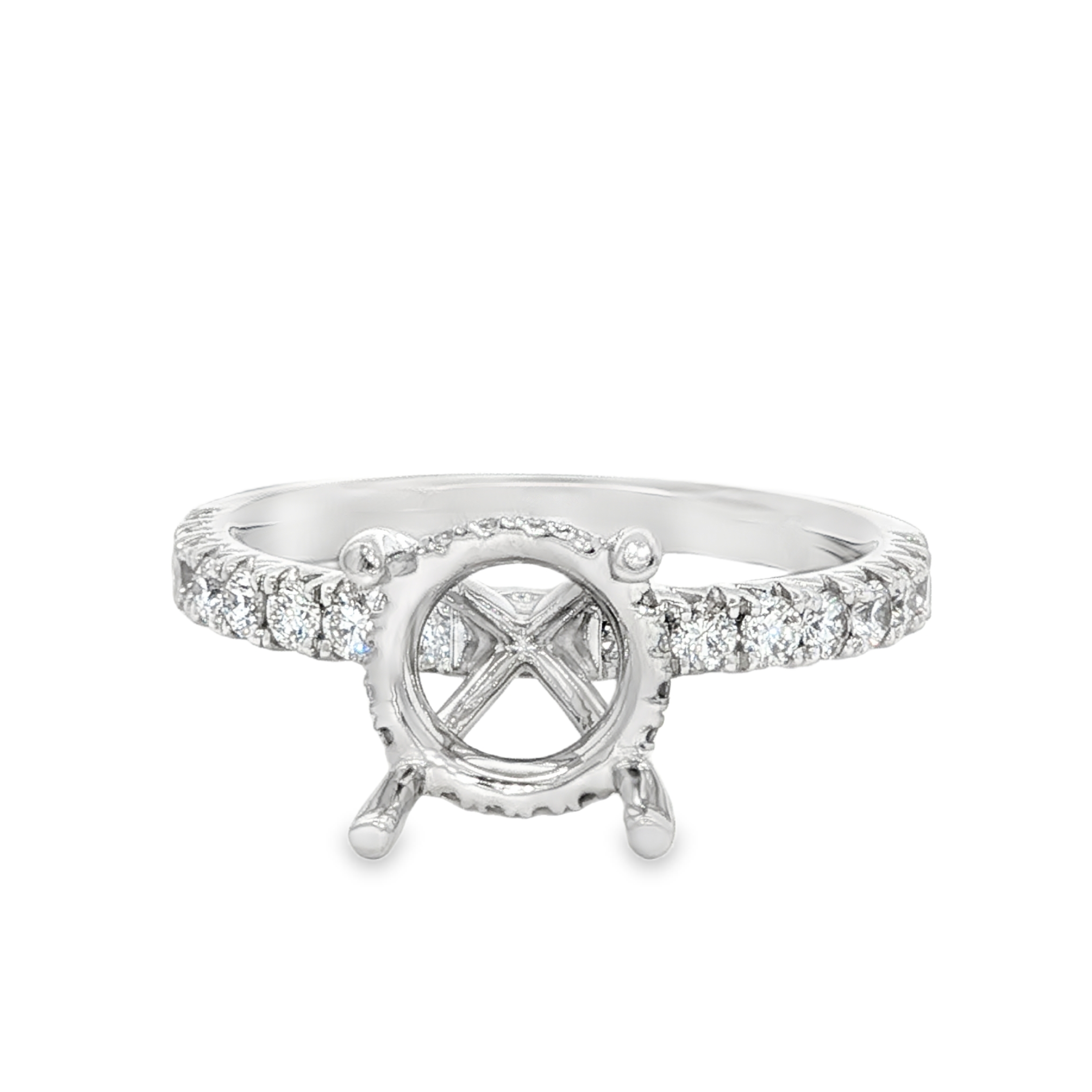 Yes by Martin Binder Round Diamond Engagement Ring Mounting