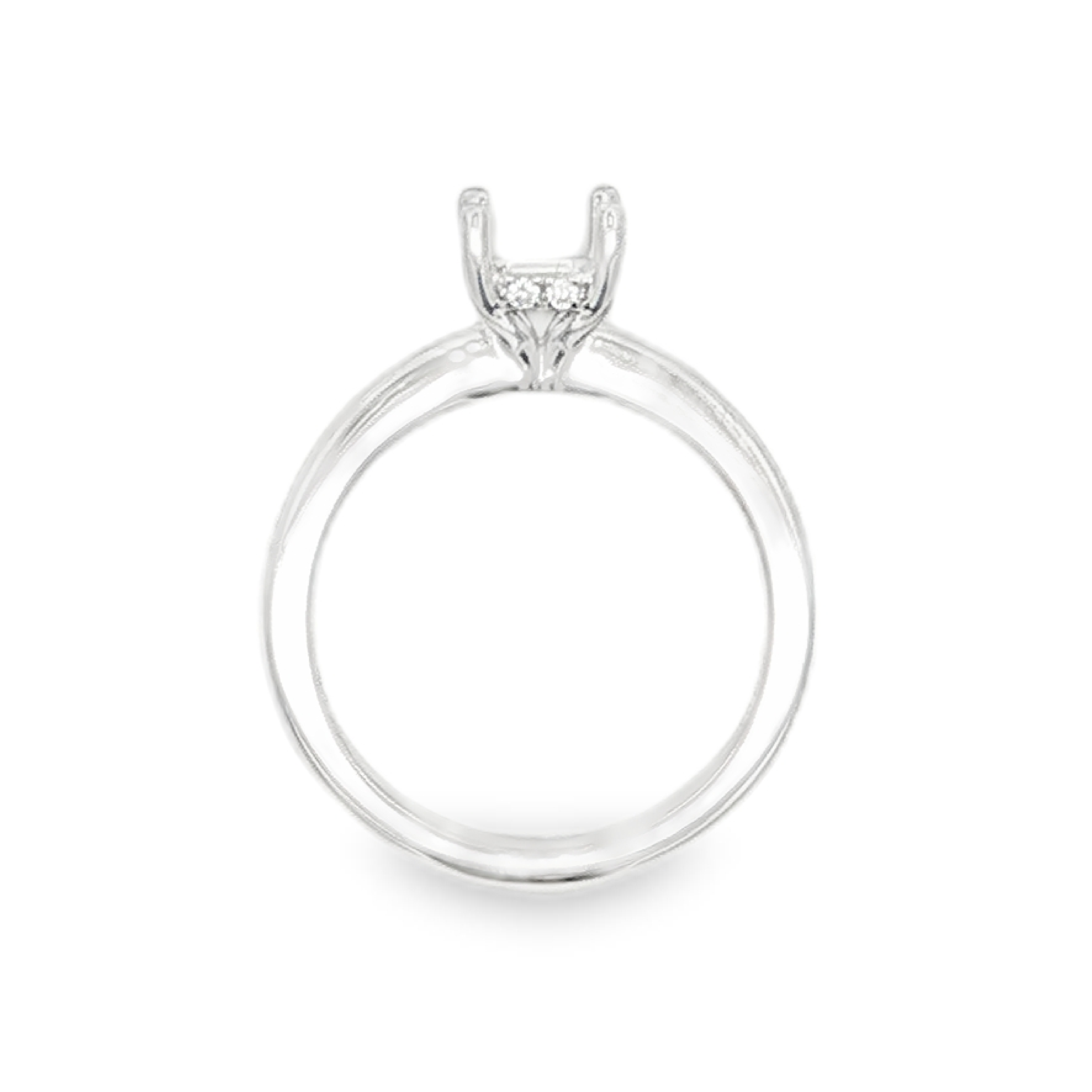 Yes by Martin Binder Emerald Cut Diamond Engagement Ring Mounting
