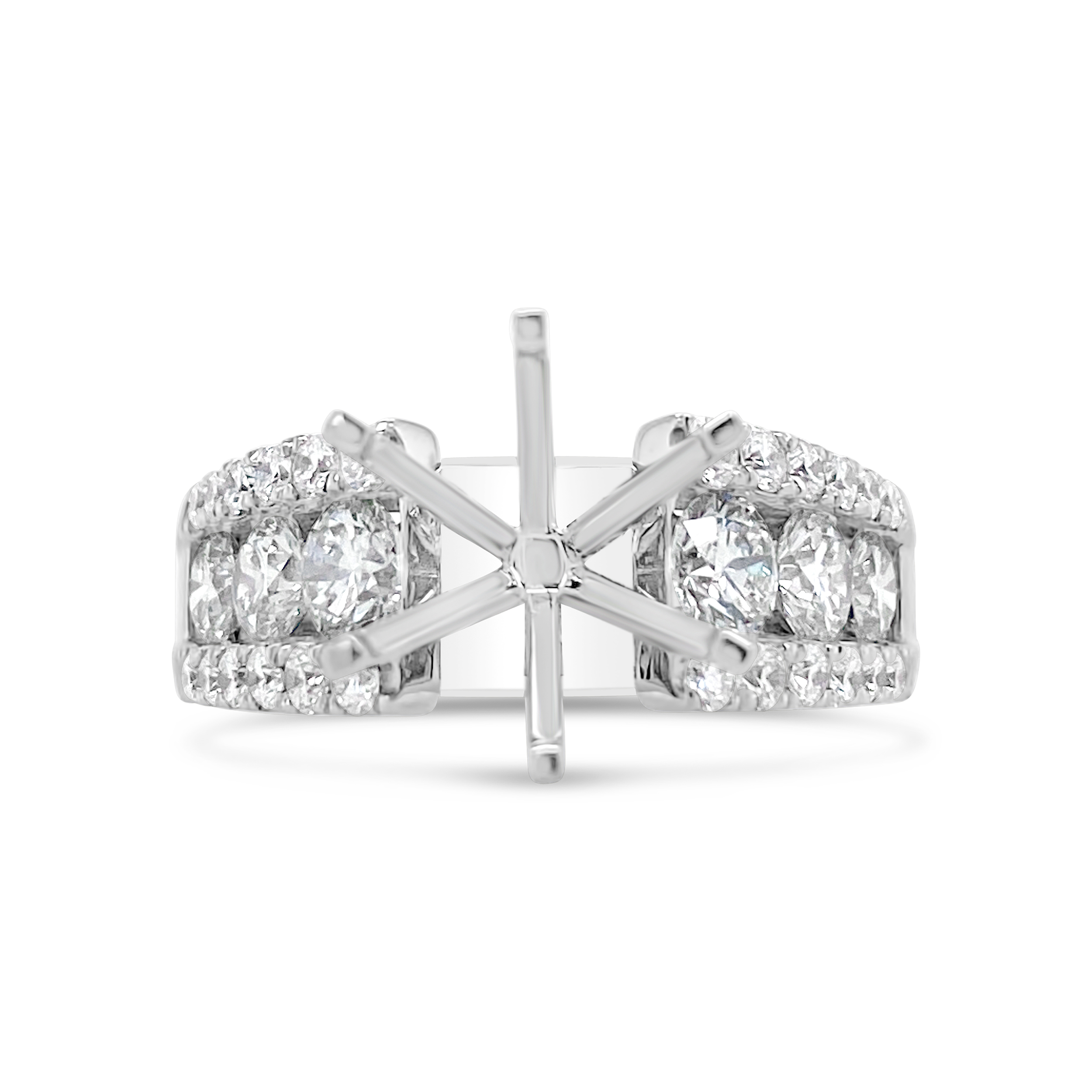 Yes By Martin Binder Wide Diamond Engagement Ring Mounting