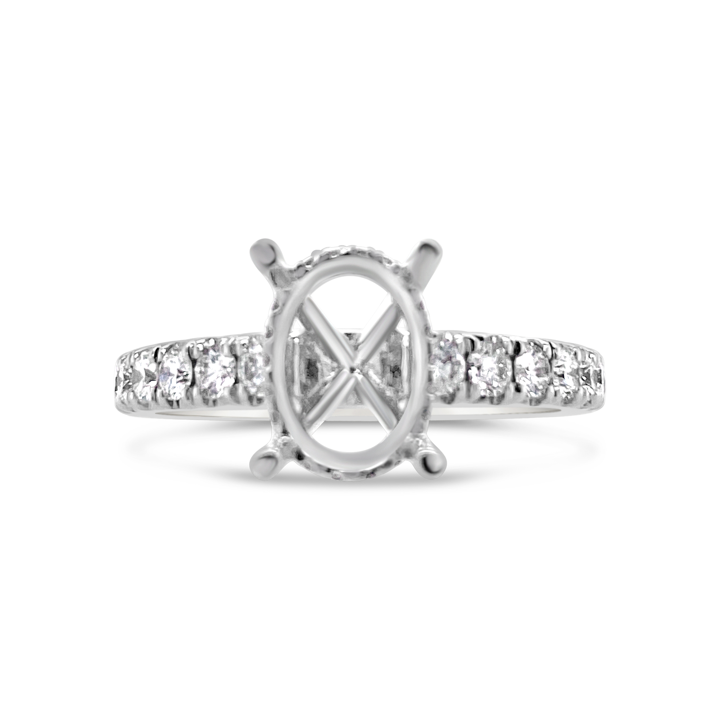 Yes By Martin Binder Oval Diamond Engagement Ring Mounting