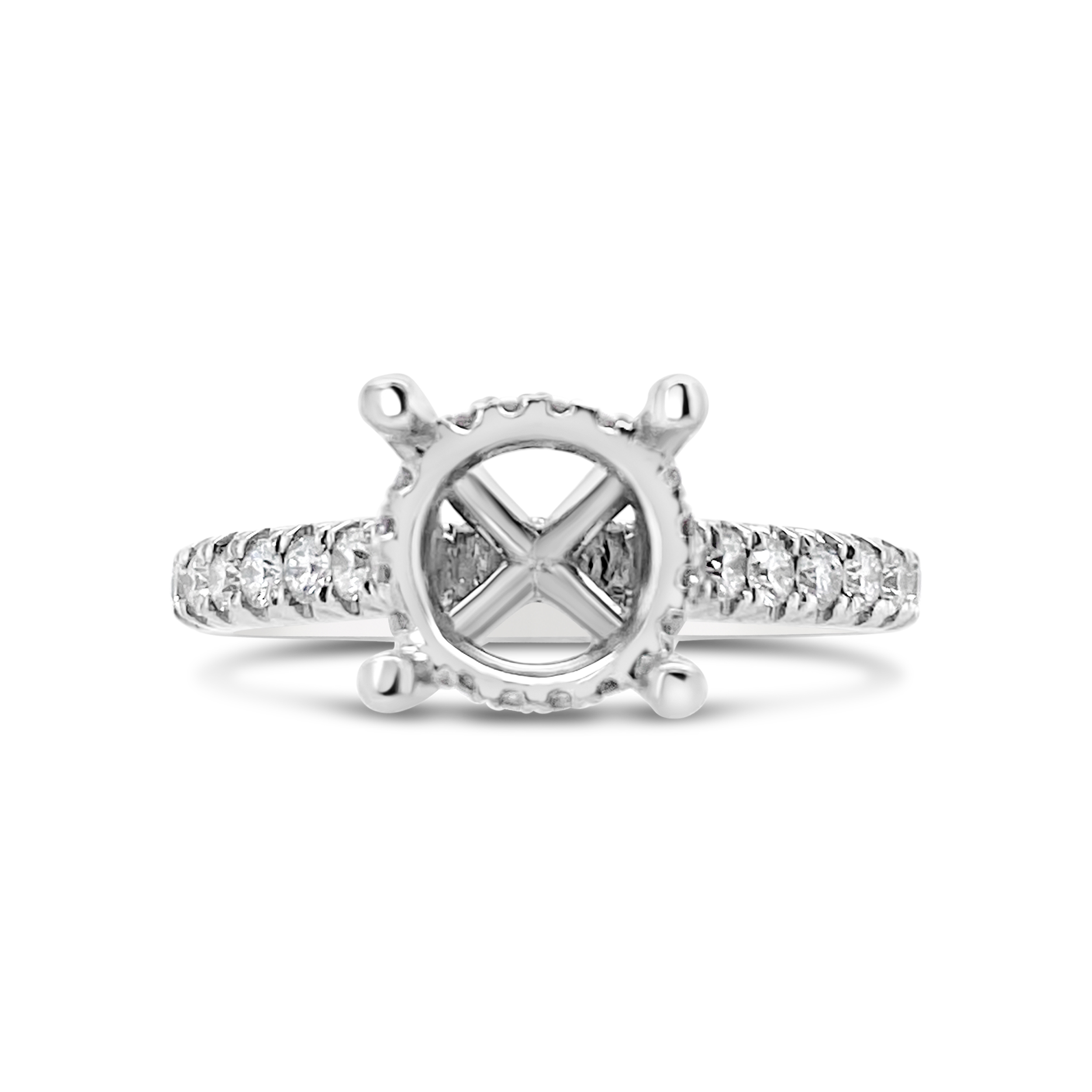 Yes By Martin Binder Round Diamond Engagement Ring Mounting