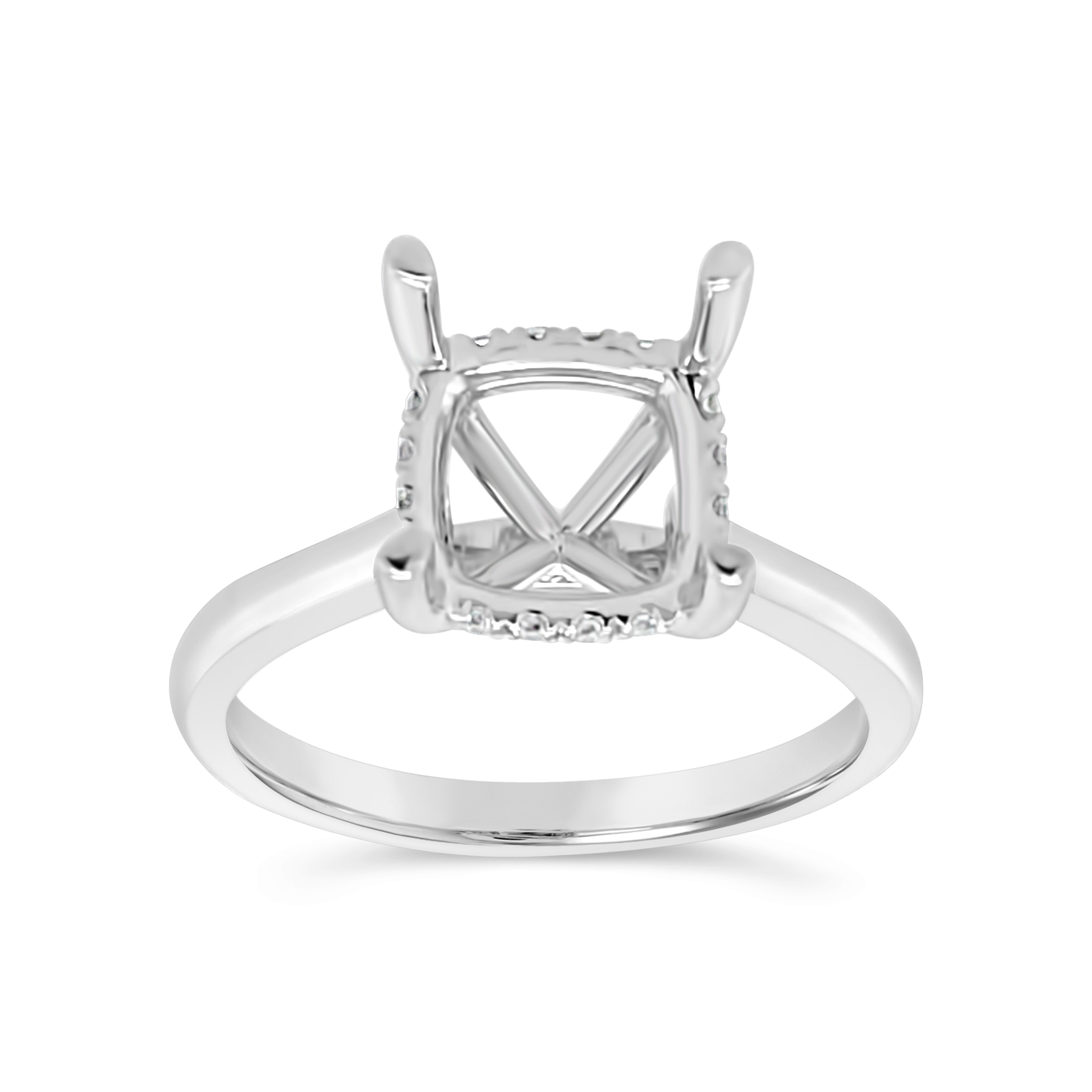 Yes By Martin Binder Cushion Diamond Engagement Ring Mounting
