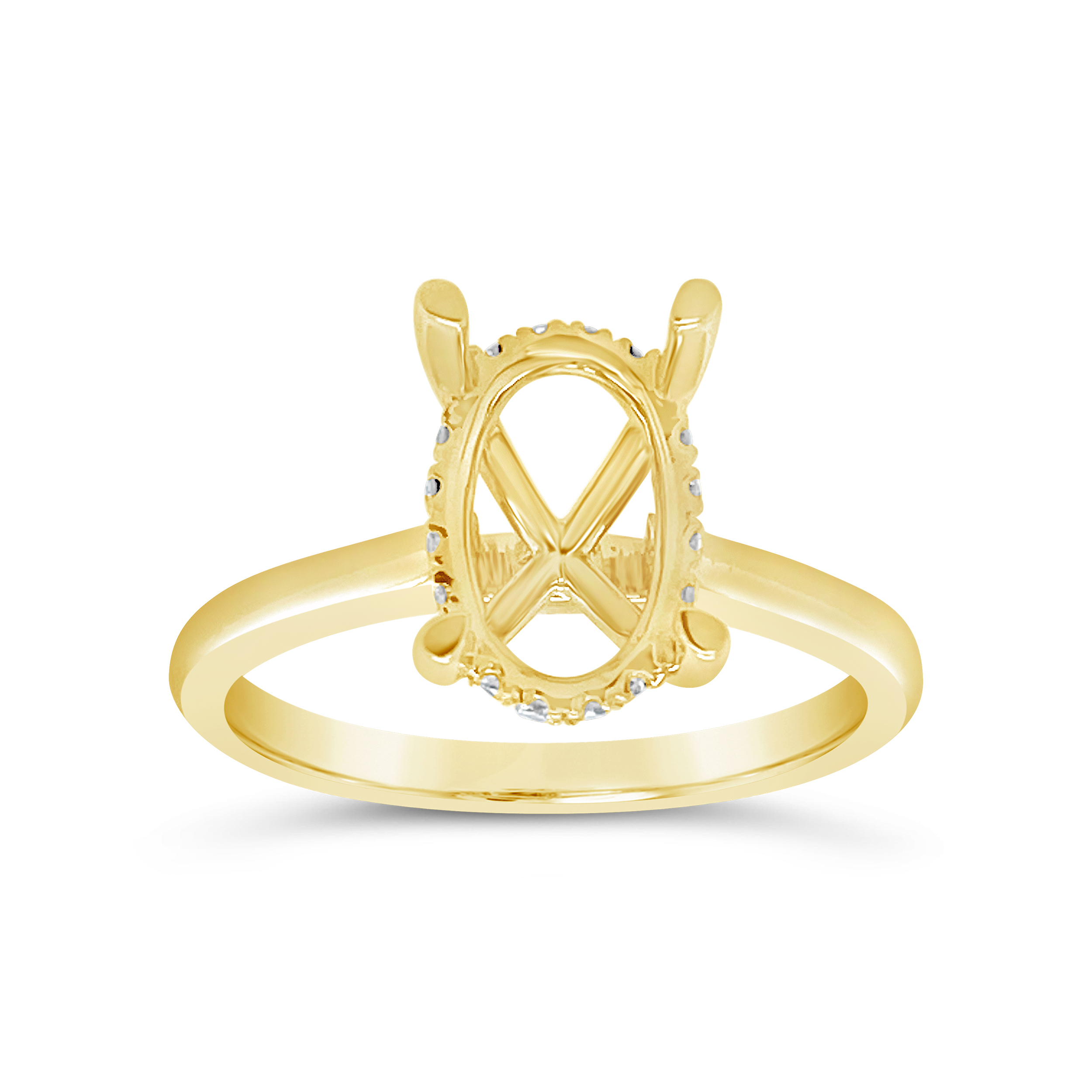 Yes By Martin Binder Oval Diamond Engagement Ring Mounting