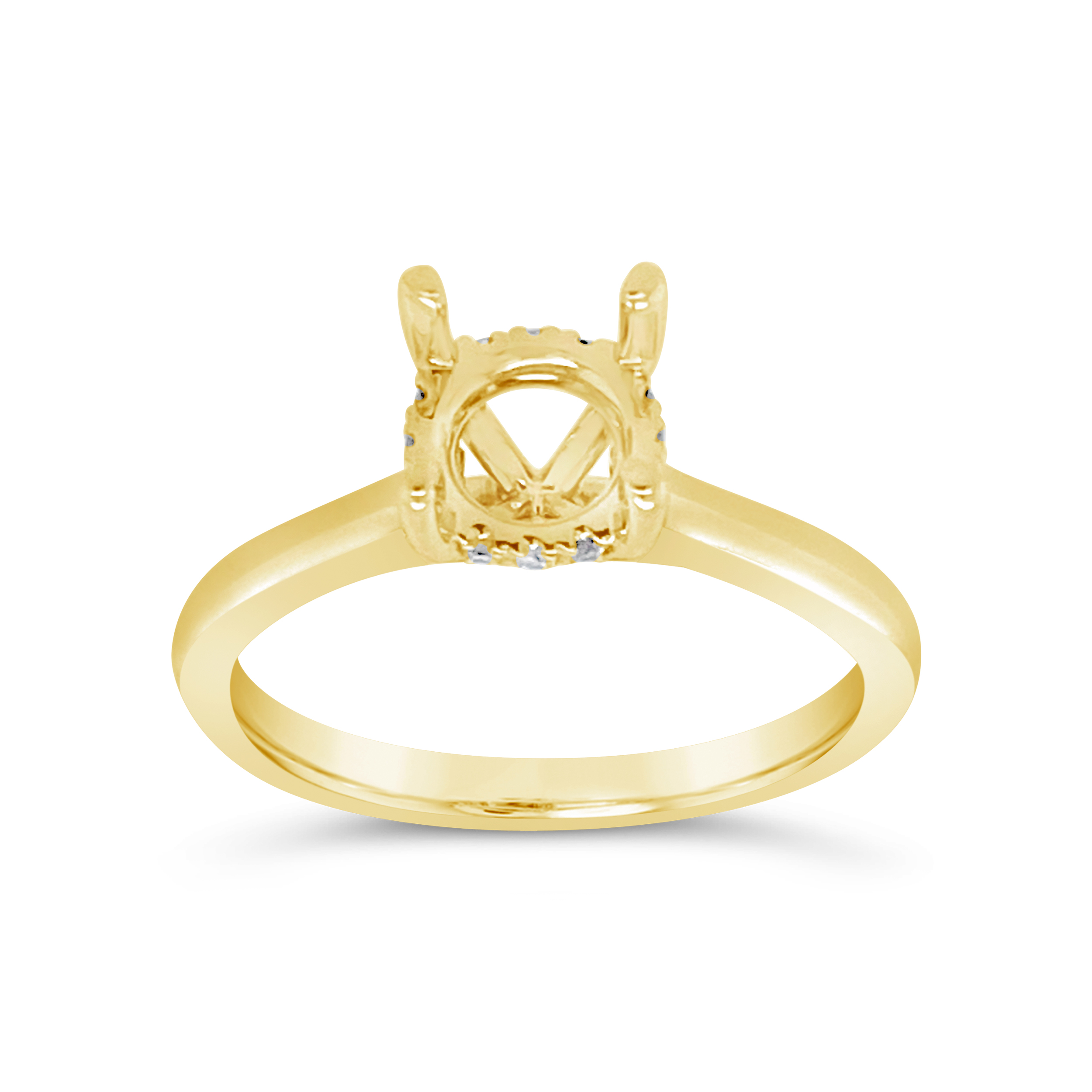Yes By Martin Binder Round Diamond Engagement Ring Mounting