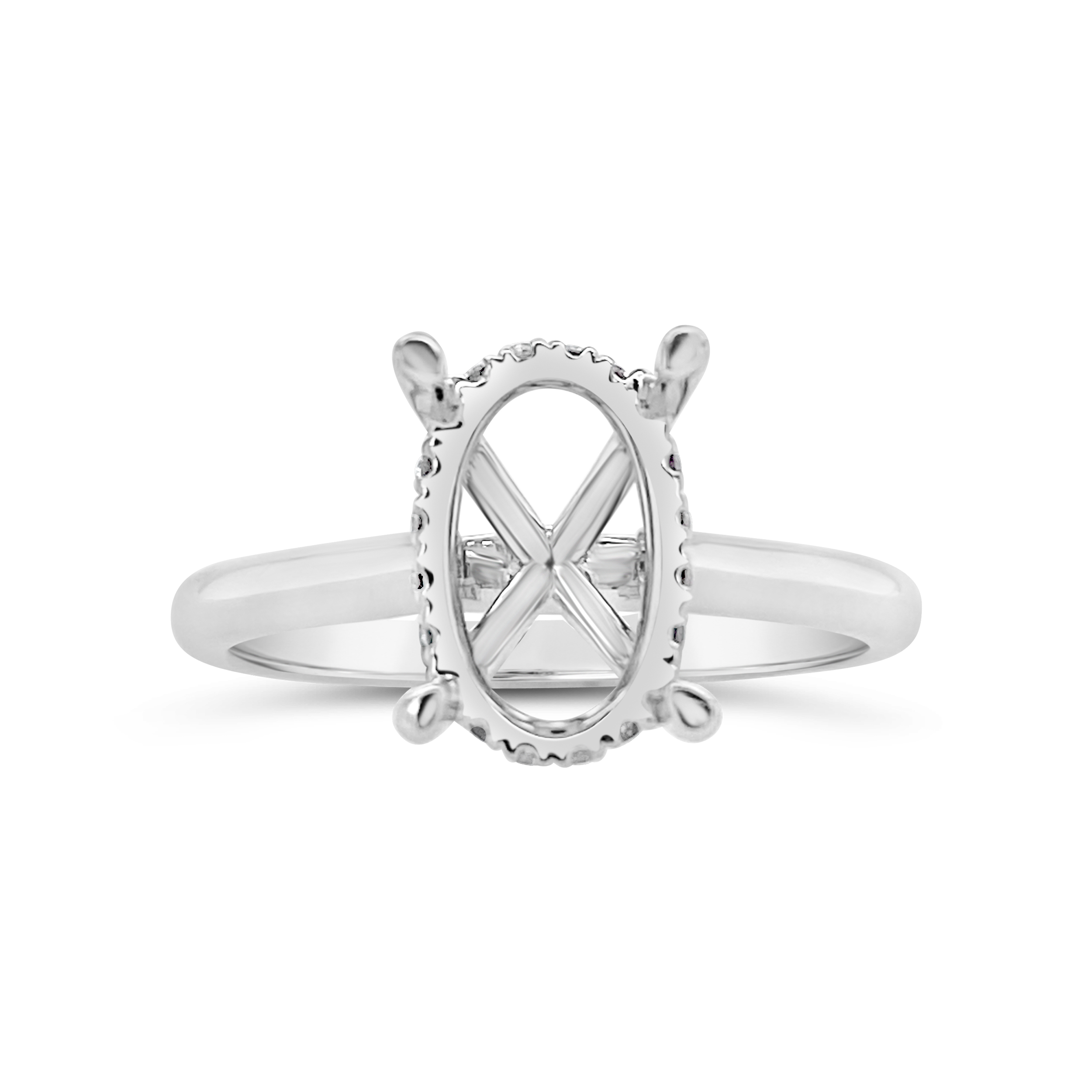 Yes By Martin Binder Oval Diamond Engagement Ring Mounting