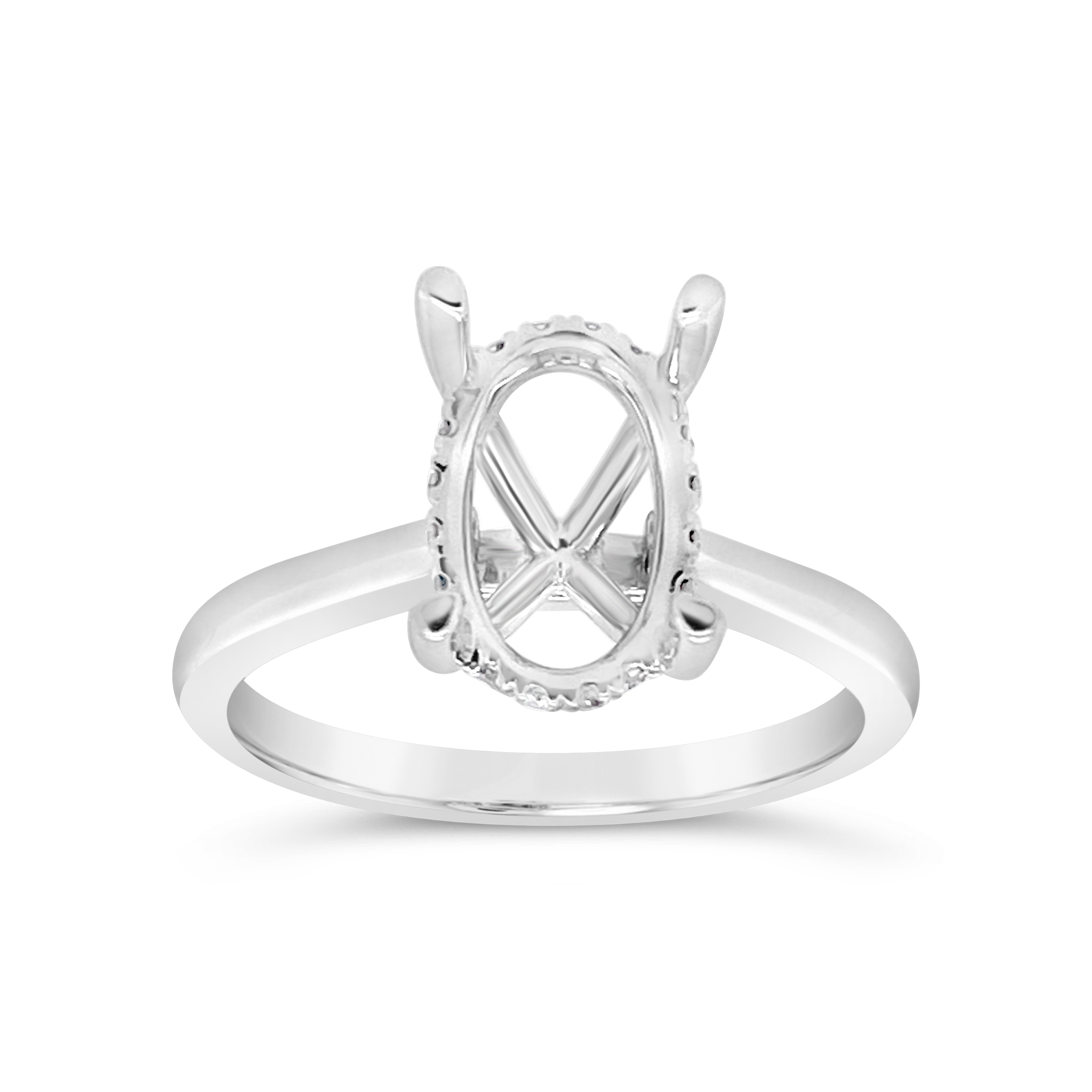 Yes By Martin Binder Oval Diamond Engagement Ring Mounting