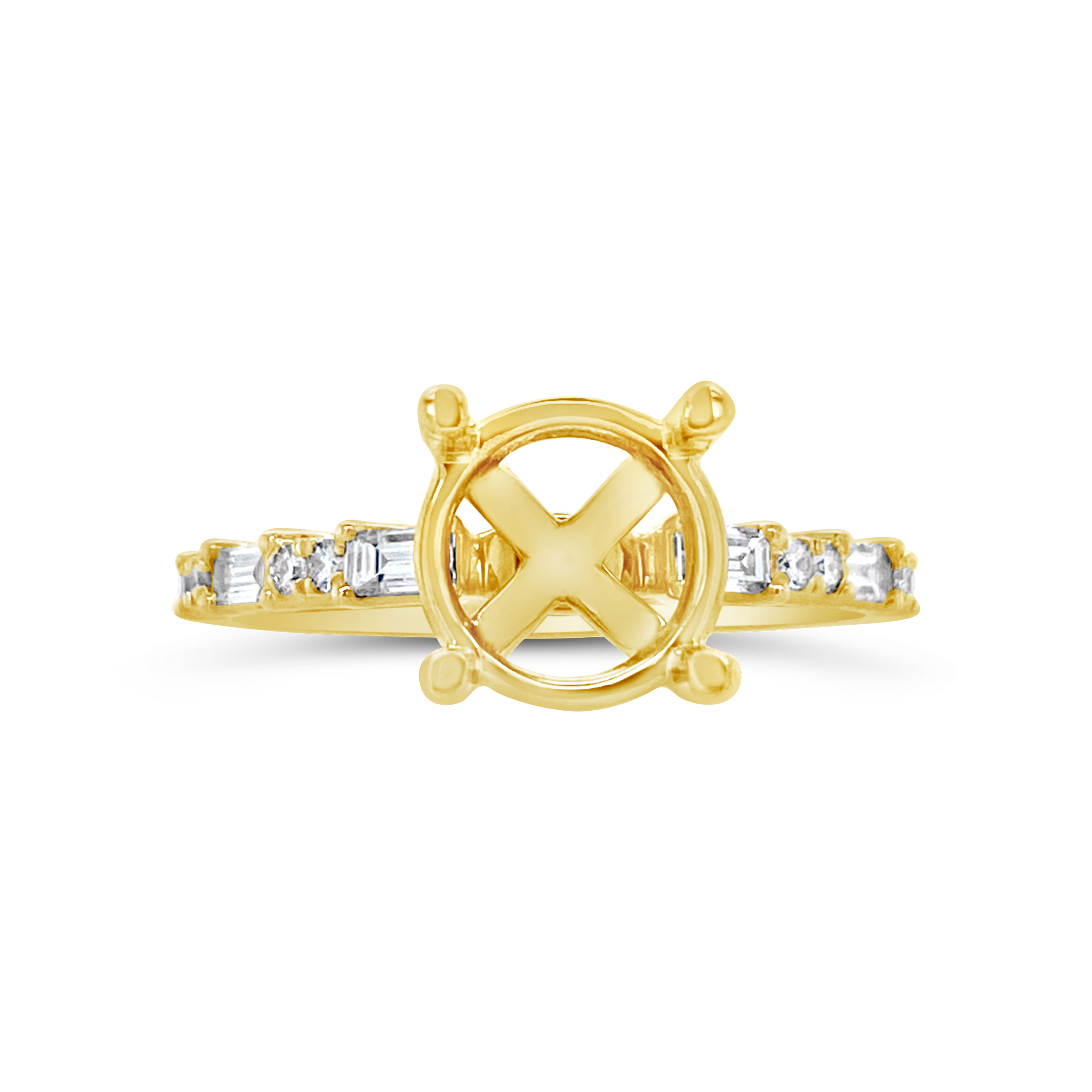 Yes By Martin Binder Round Diamond Engagement Ring Mounting