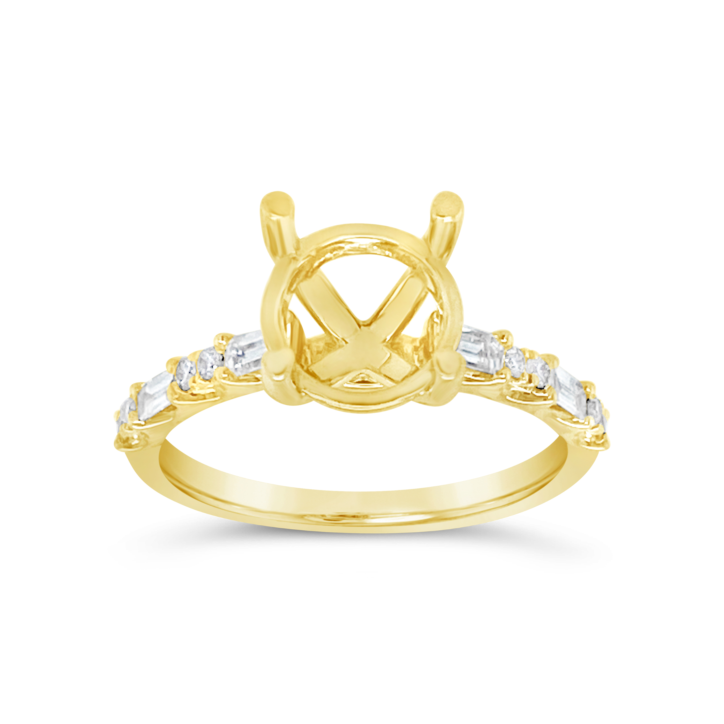 Yes By Martin Binder Round Diamond Engagement Ring Mounting