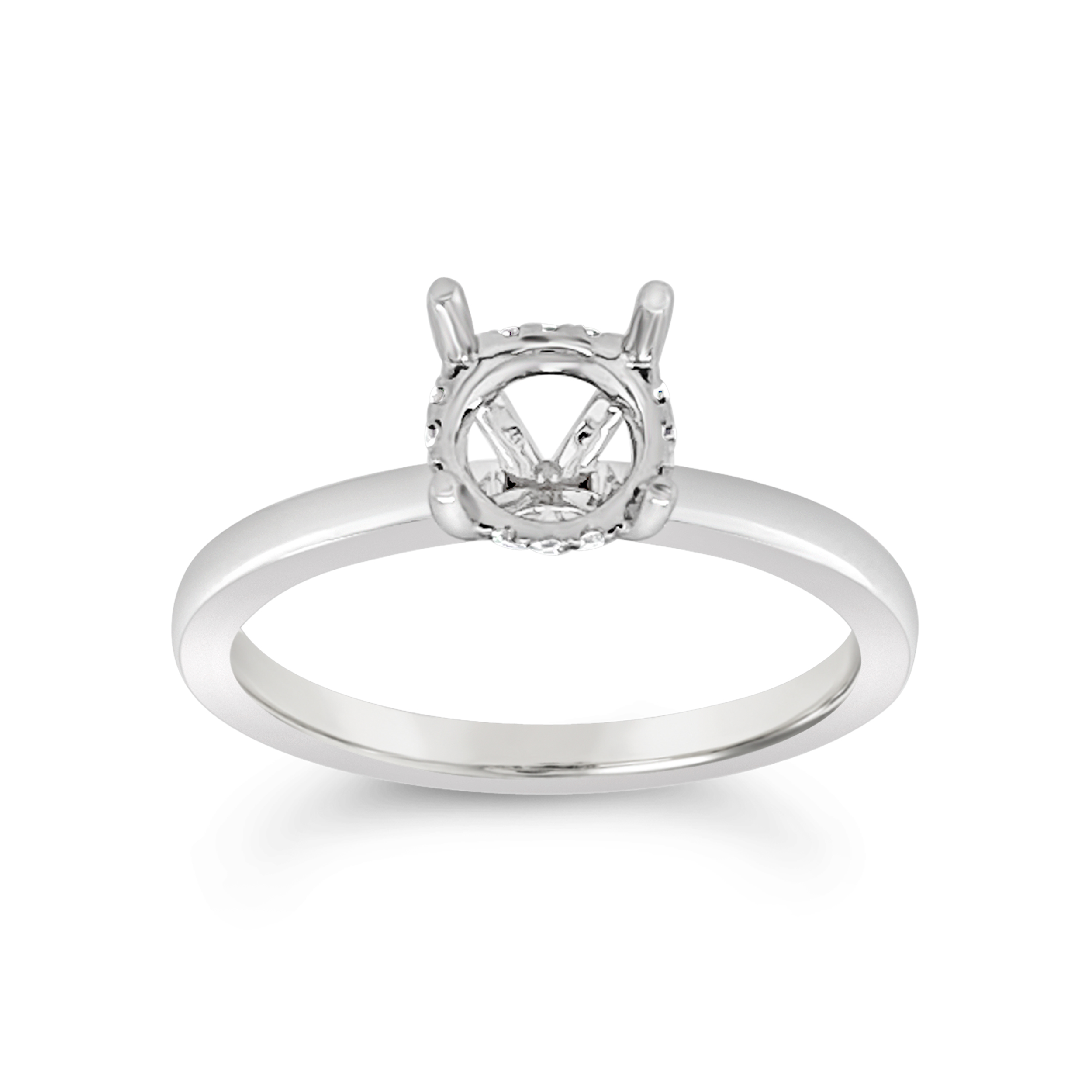 Yes By Martin Binder Solitaire Engagement Ring Mounting (0.05 Ct. Tw.)