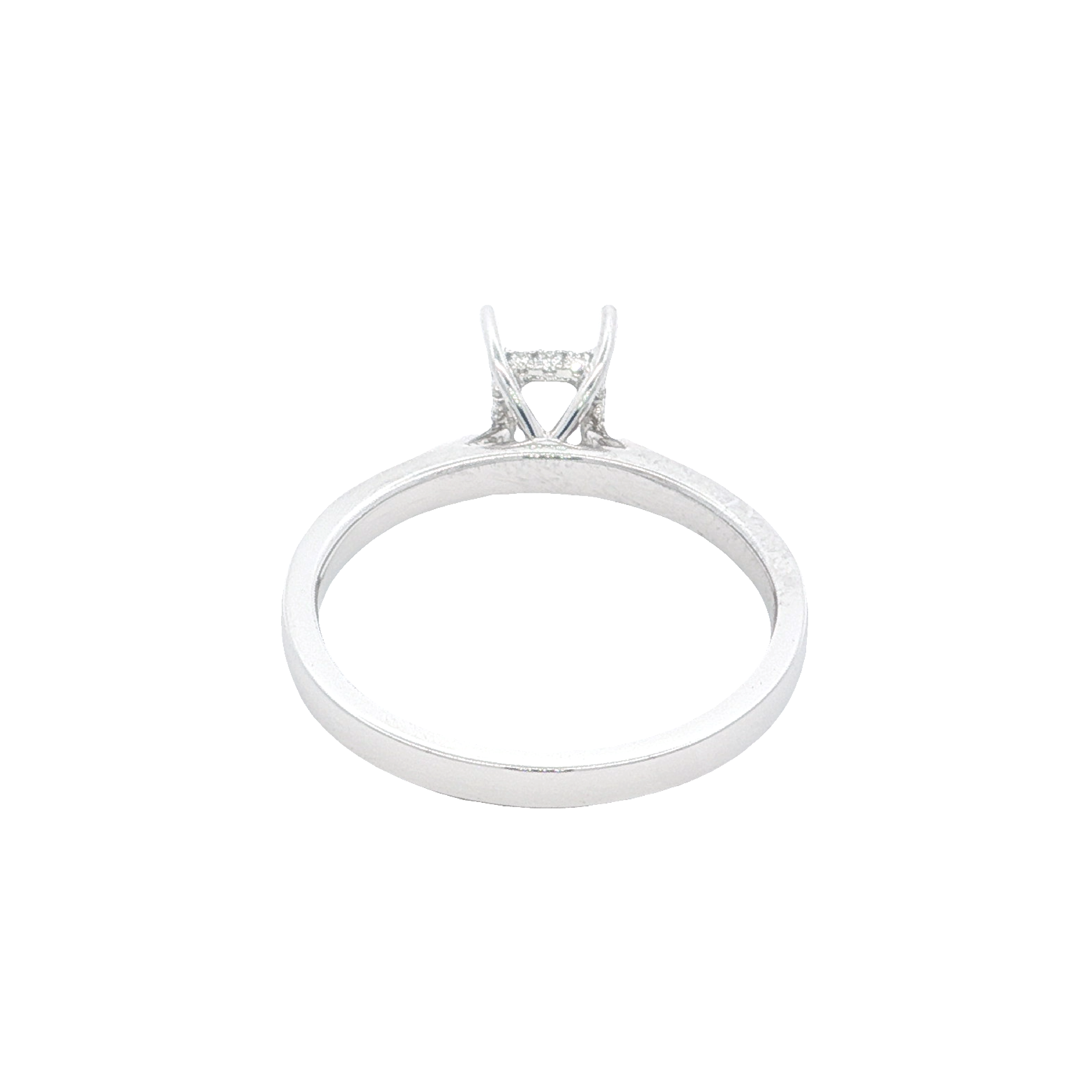 Yes by Martin Binder Emerald Diamond Engagement Ring Mounting
