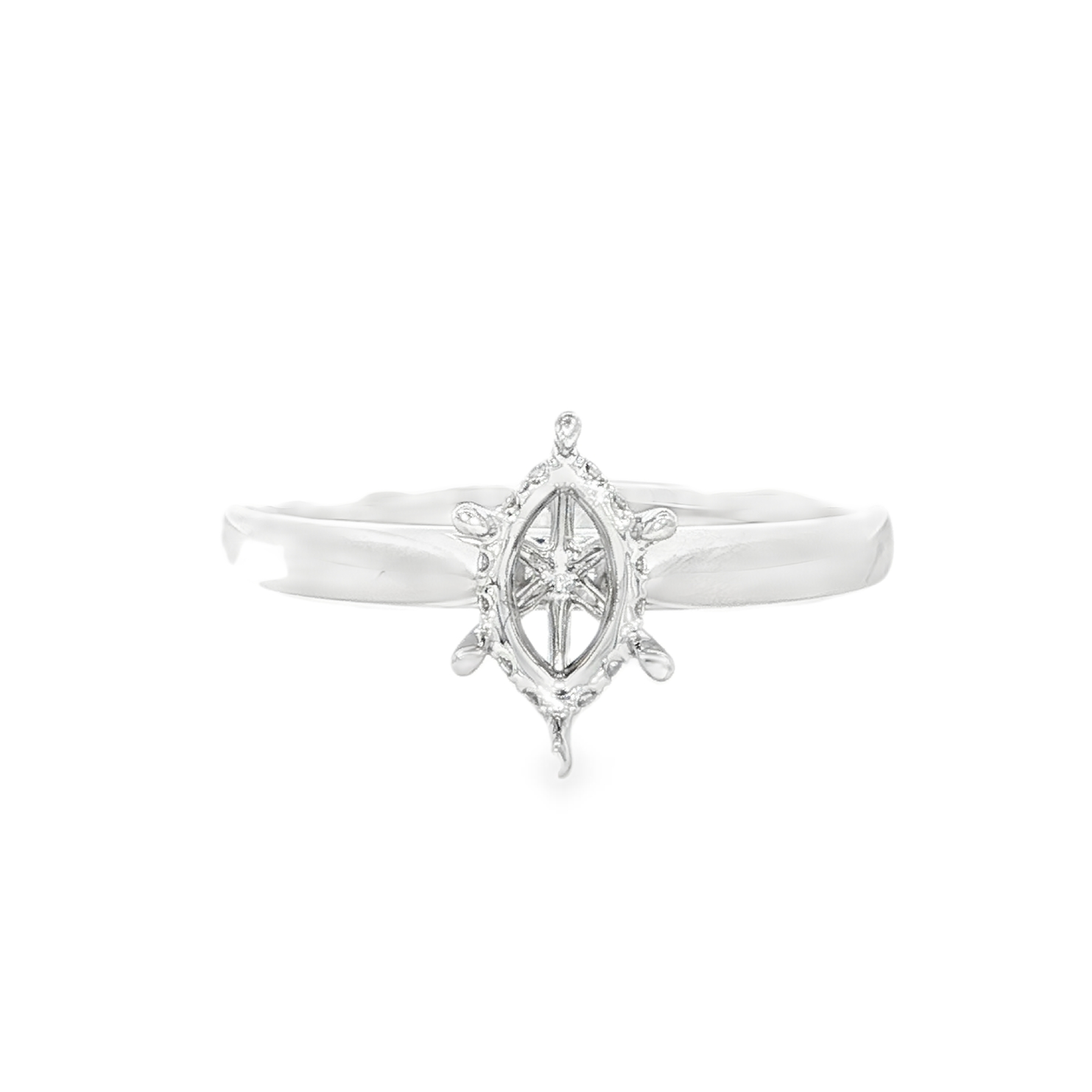 Yes by Martin Binder Marquise Diamond Engagement Ring Mounting