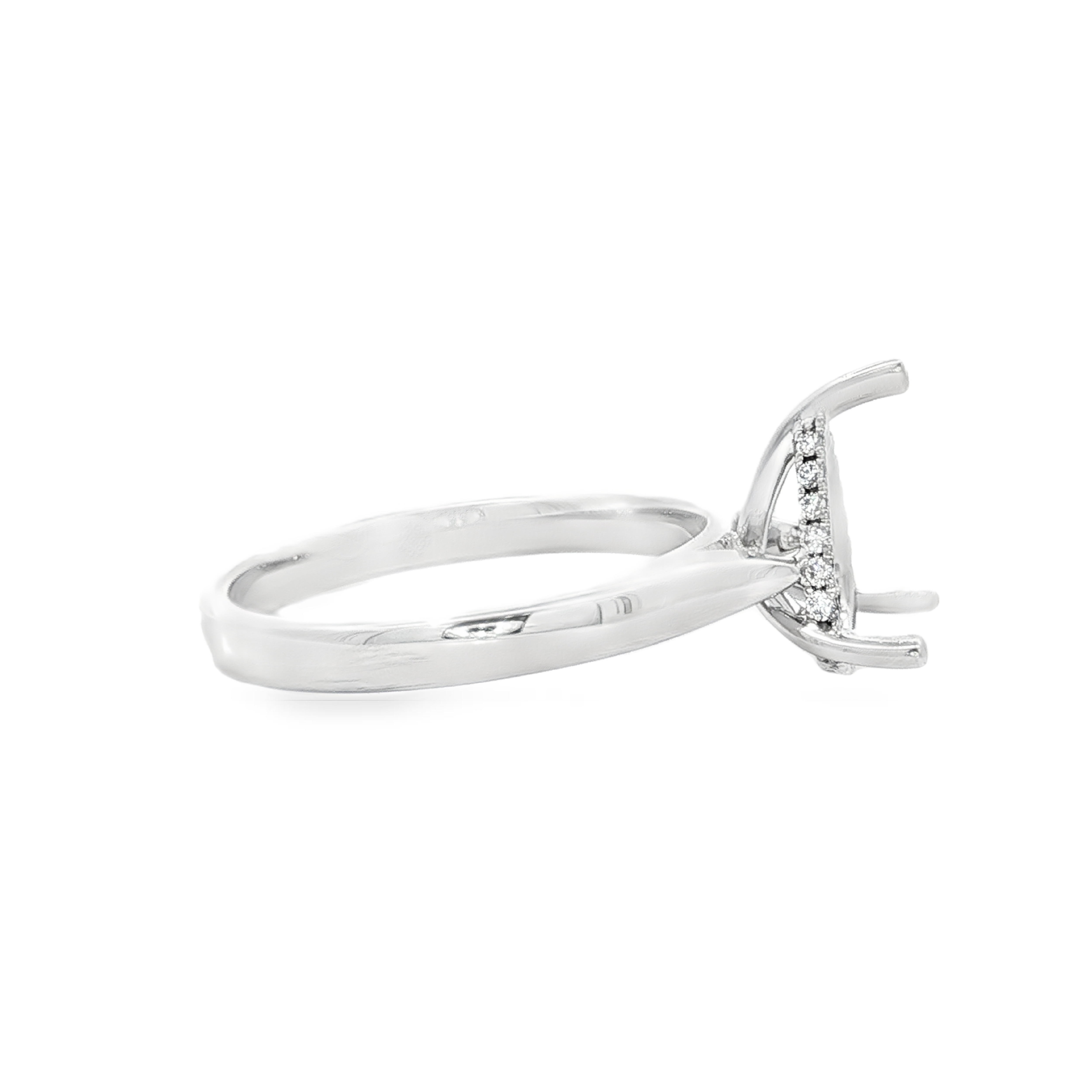 Yes by Martin Binder Pear Diamond Engagement Ring Mounting