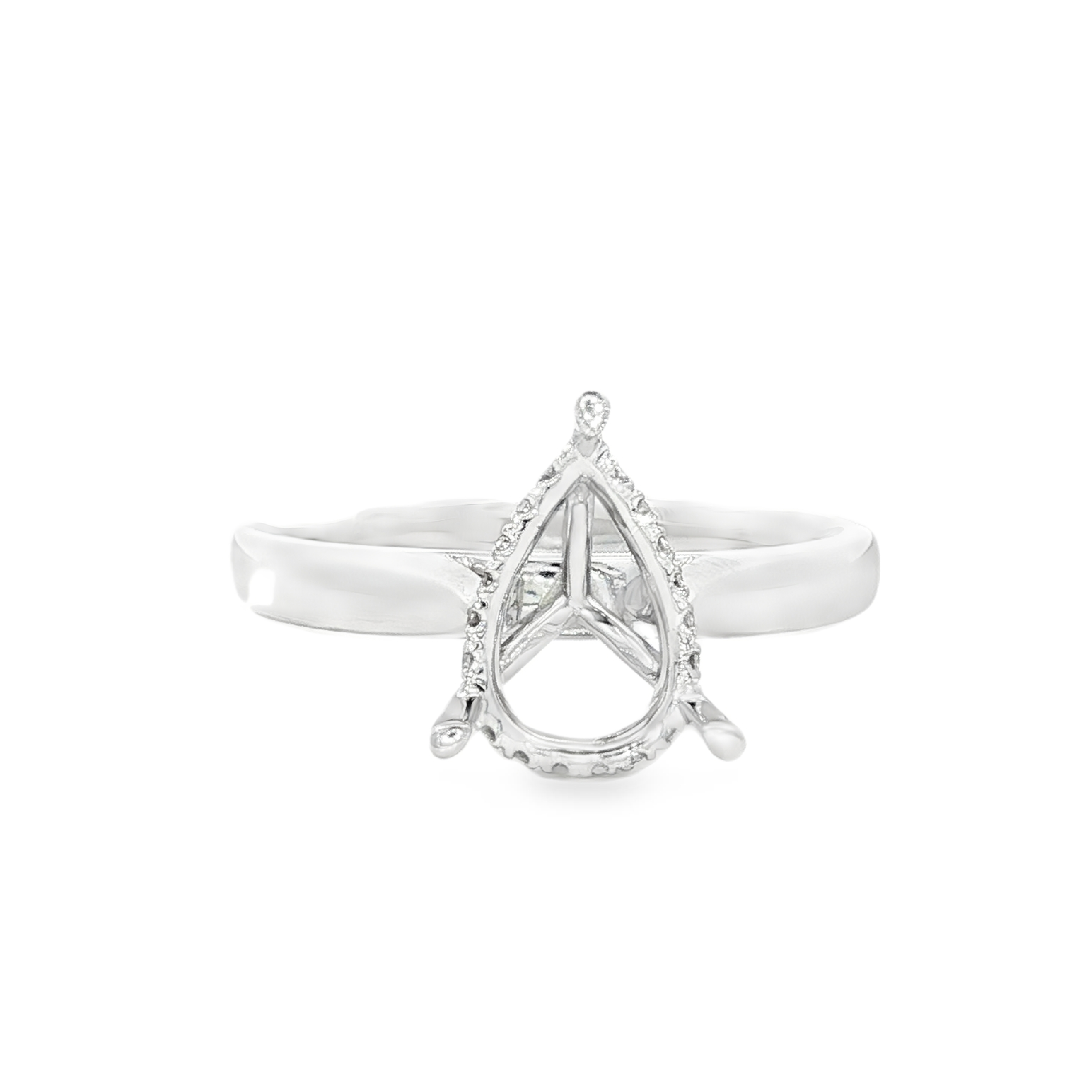 Yes by Martin Binder Pear Diamond Engagement Ring Mounting