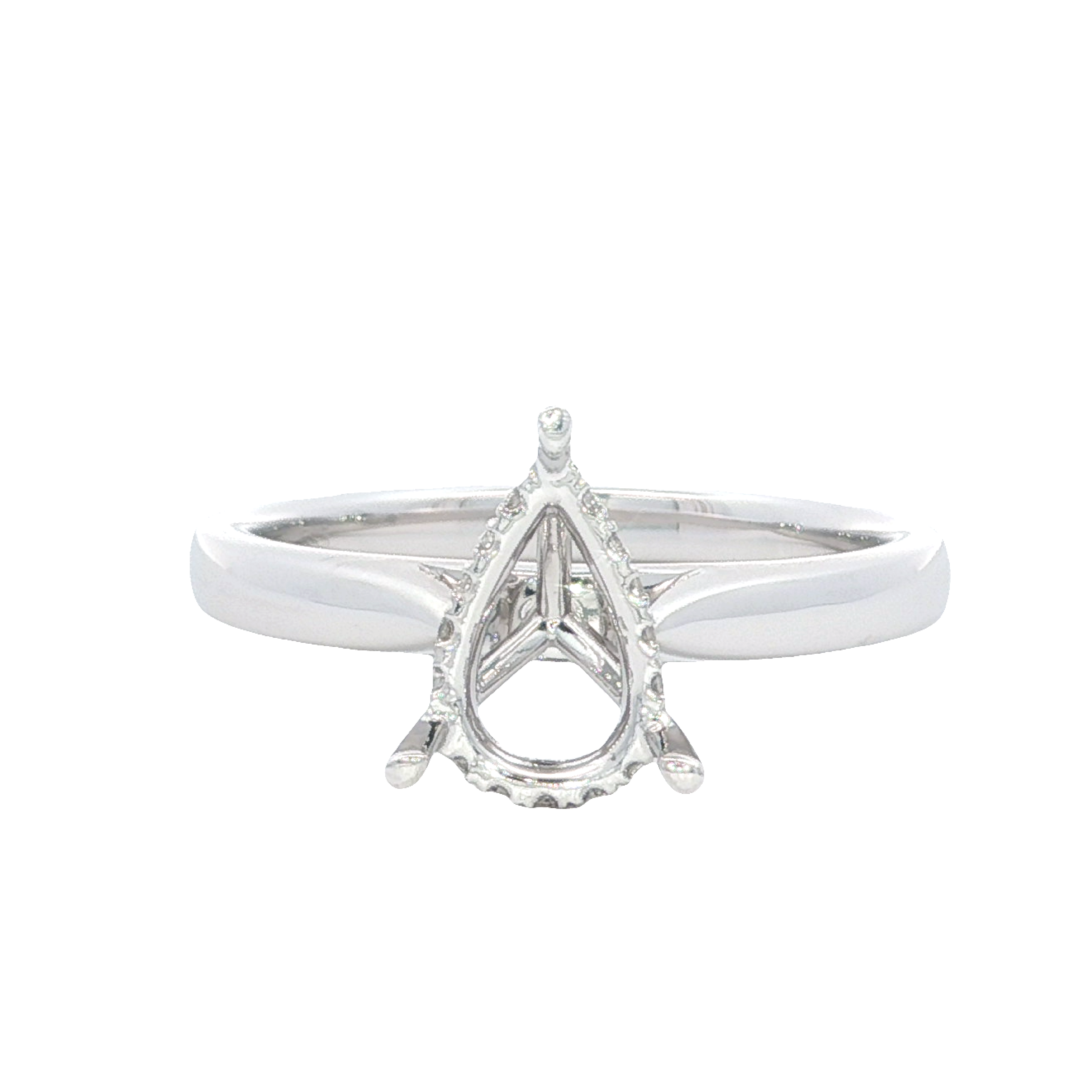 Yes by Martin Binder Pear Diamond Engagement Ring Mounting