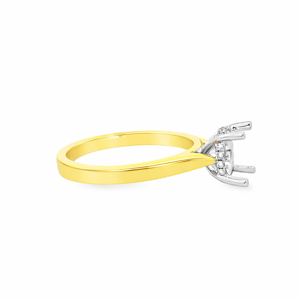 Yes by Martin Binder 8mm Round Diamond Engagement Ring Mounting