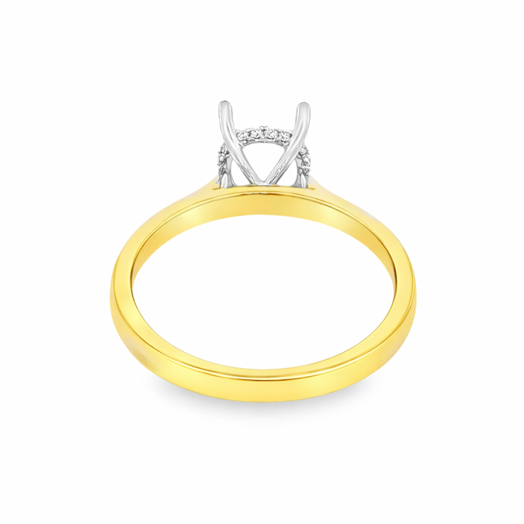 Yes by Martin Binder 8mm Round Diamond Engagement Ring Mounting