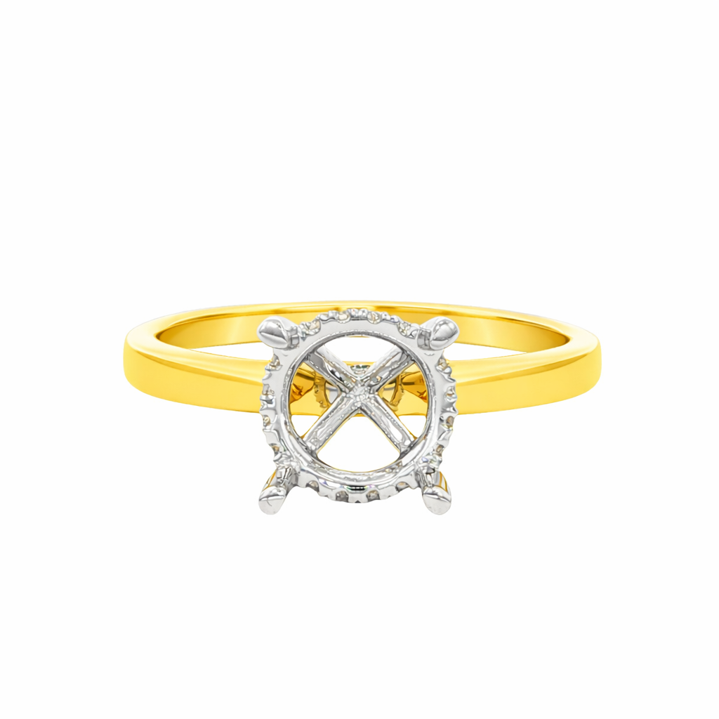 Yes by Martin Binder 8mm Round Diamond Engagement Ring Mounting