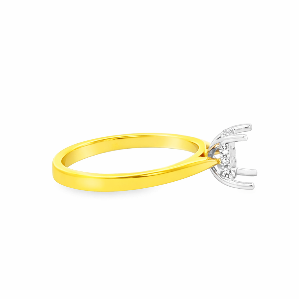 Yes by Martin Binder Oval Diamond Engagement Ring Mounting