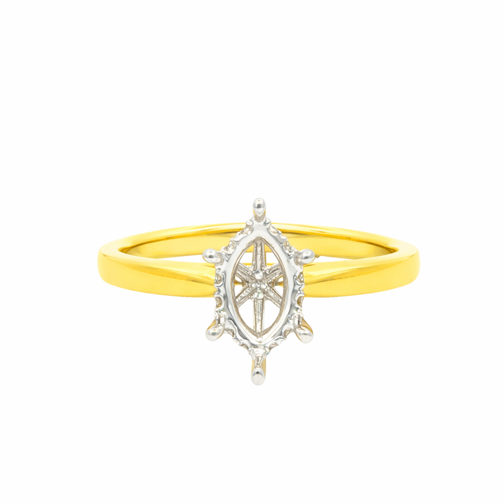 Yes by Martin Binder Marquise Diamond Engagement Ring Mounting