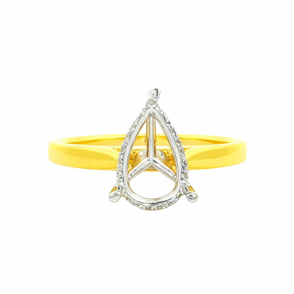 Yes by Martin Binder Pear Diamond Engagement Ring Mounting