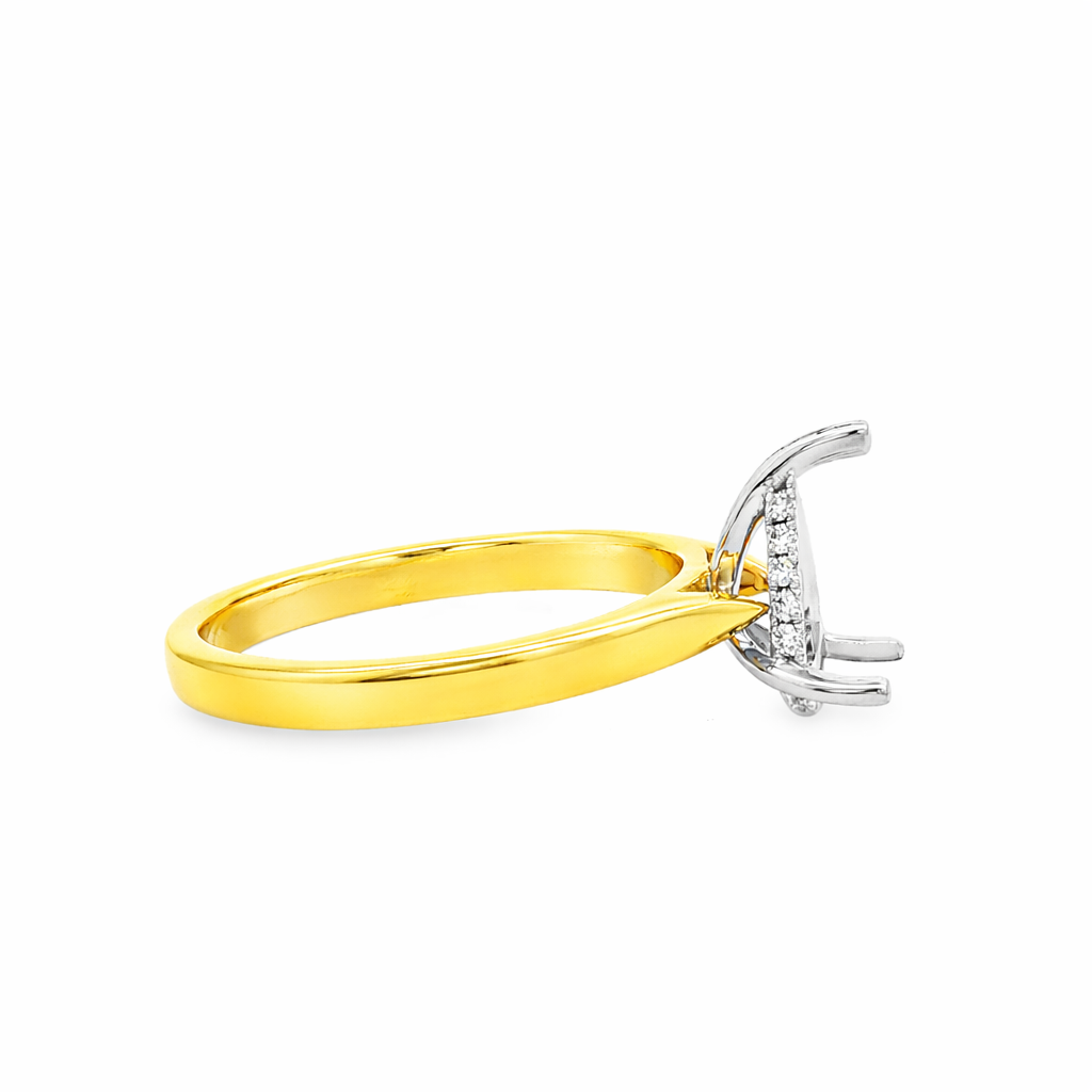 Yes by Martin Binder Pear Diamond Engagement Ring Mounting