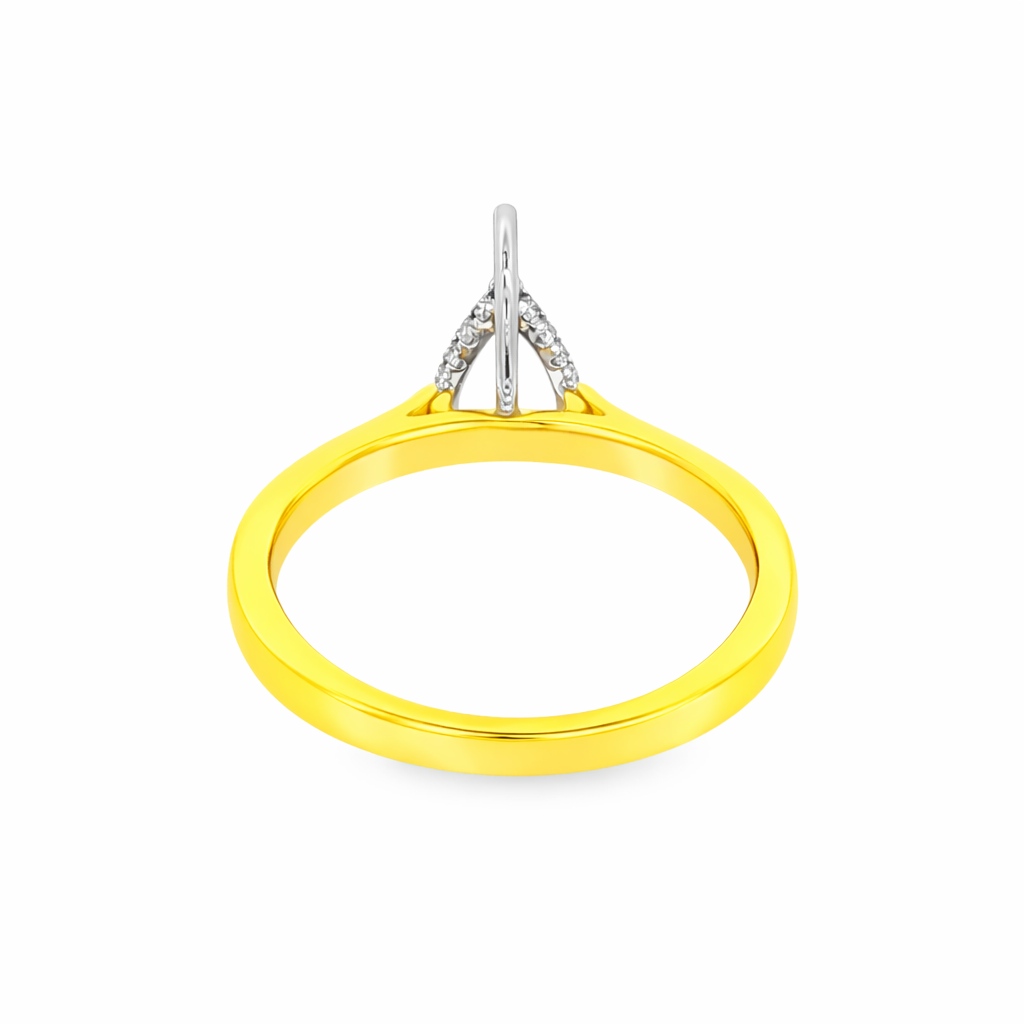 Yes by Martin Binder Pear Diamond Engagement Ring Mounting