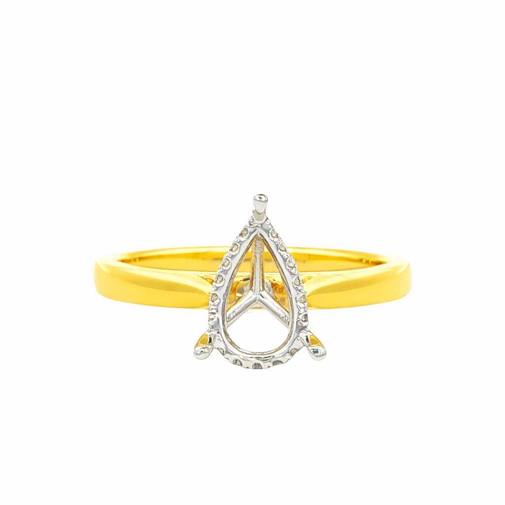 Yes by Martin Binder Pear Diamond Engagement Ring Mounting