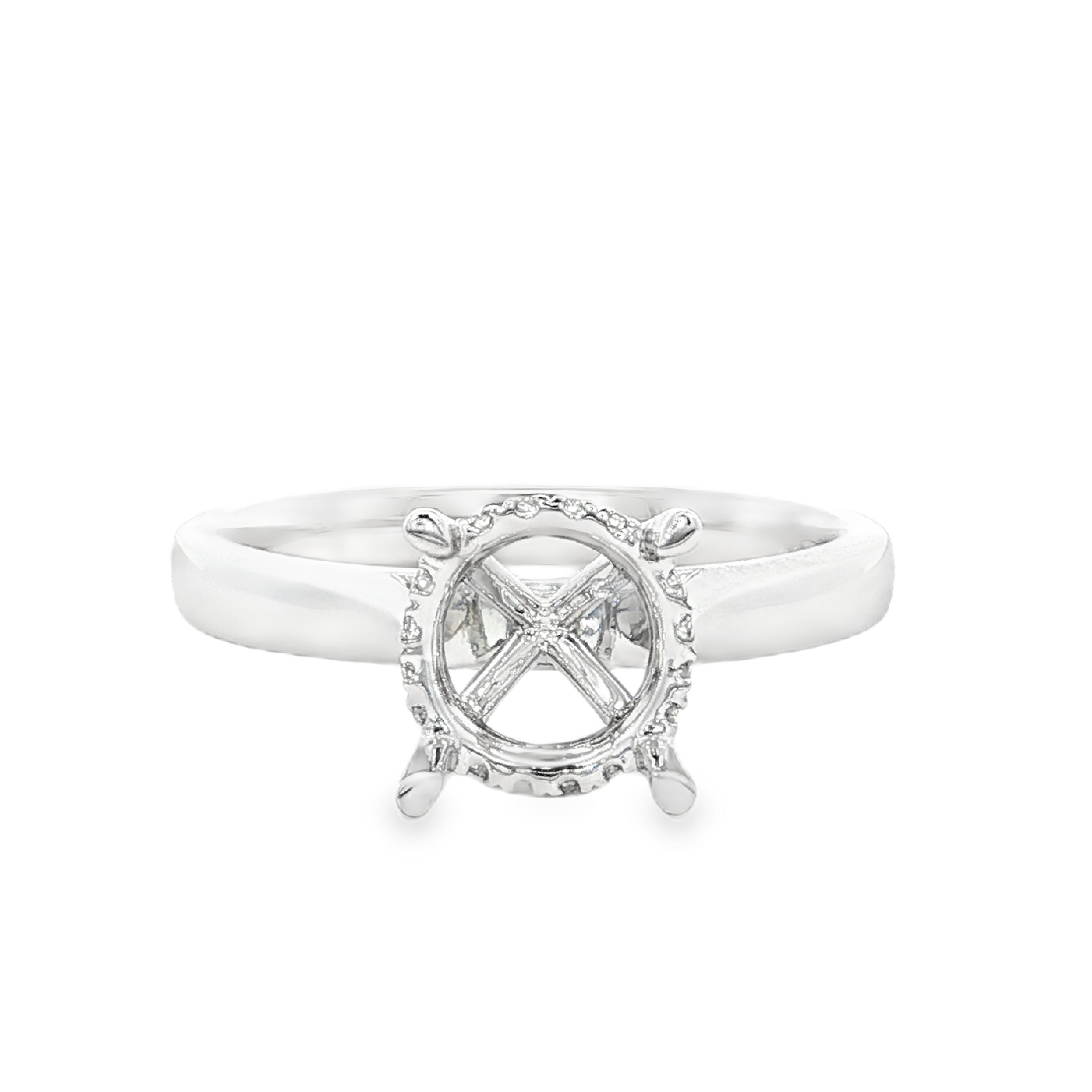 Yes by Martin Binder 8mm Round Diamond Engagement Ring Mounting