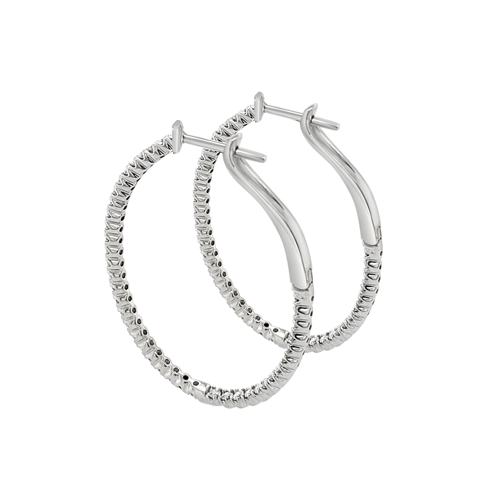 Clara By Martin Binder Diamond Hoop Earrings (1.92 Ct. Tw.)