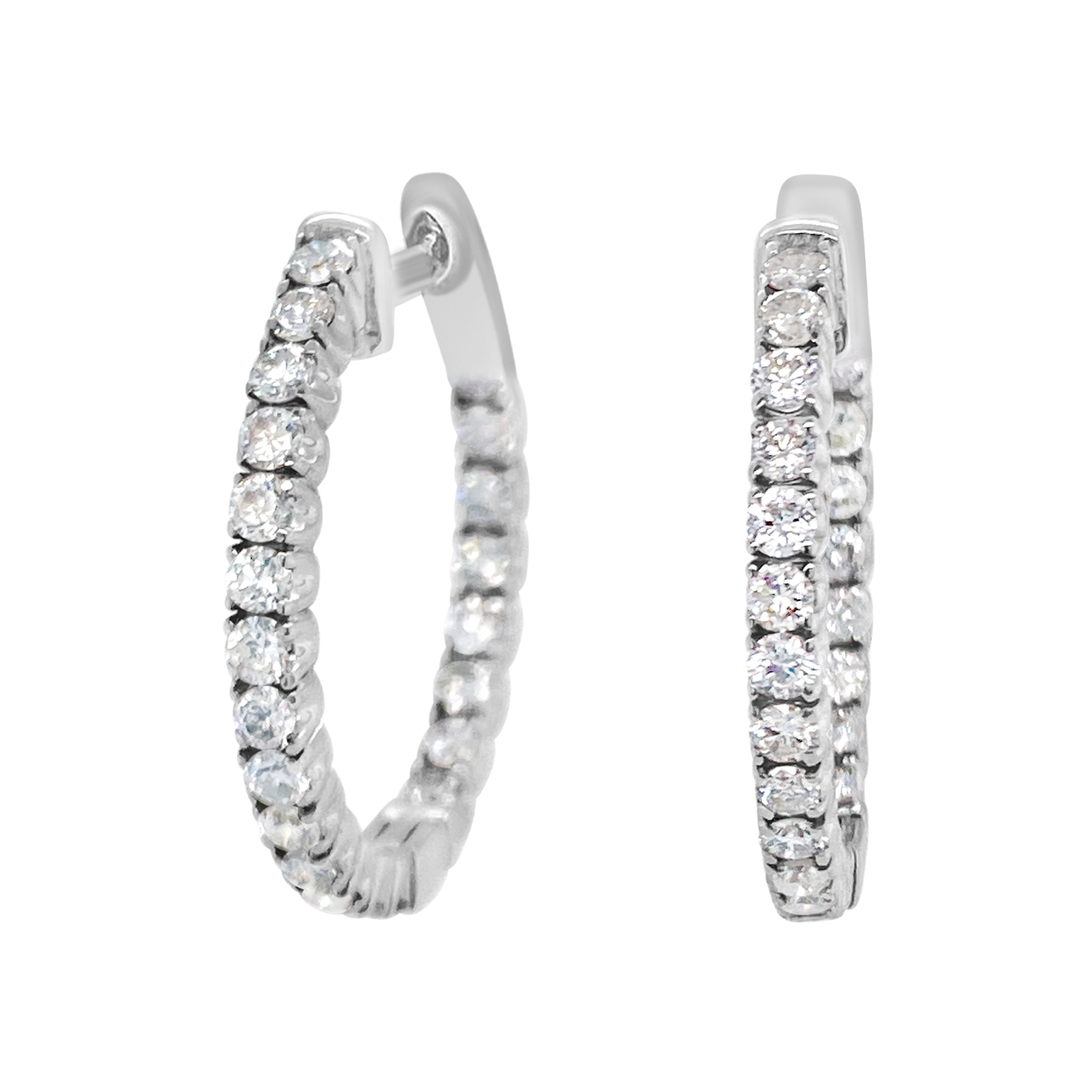 Clara By Martin Binder Diamond Hoop Earrings (1.45 Ct. Tw.)