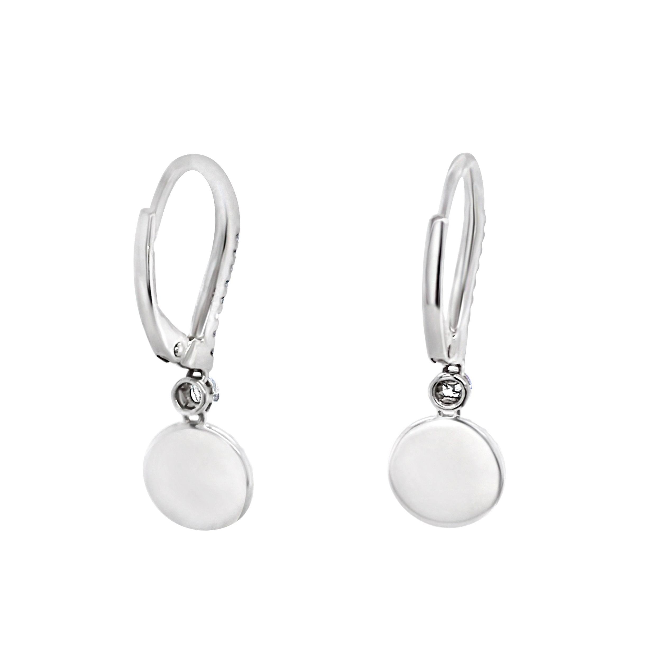 Clara By Martin Binder Pave Diamond Halo Dangle Earrings (0.55 Ct. Tw.)