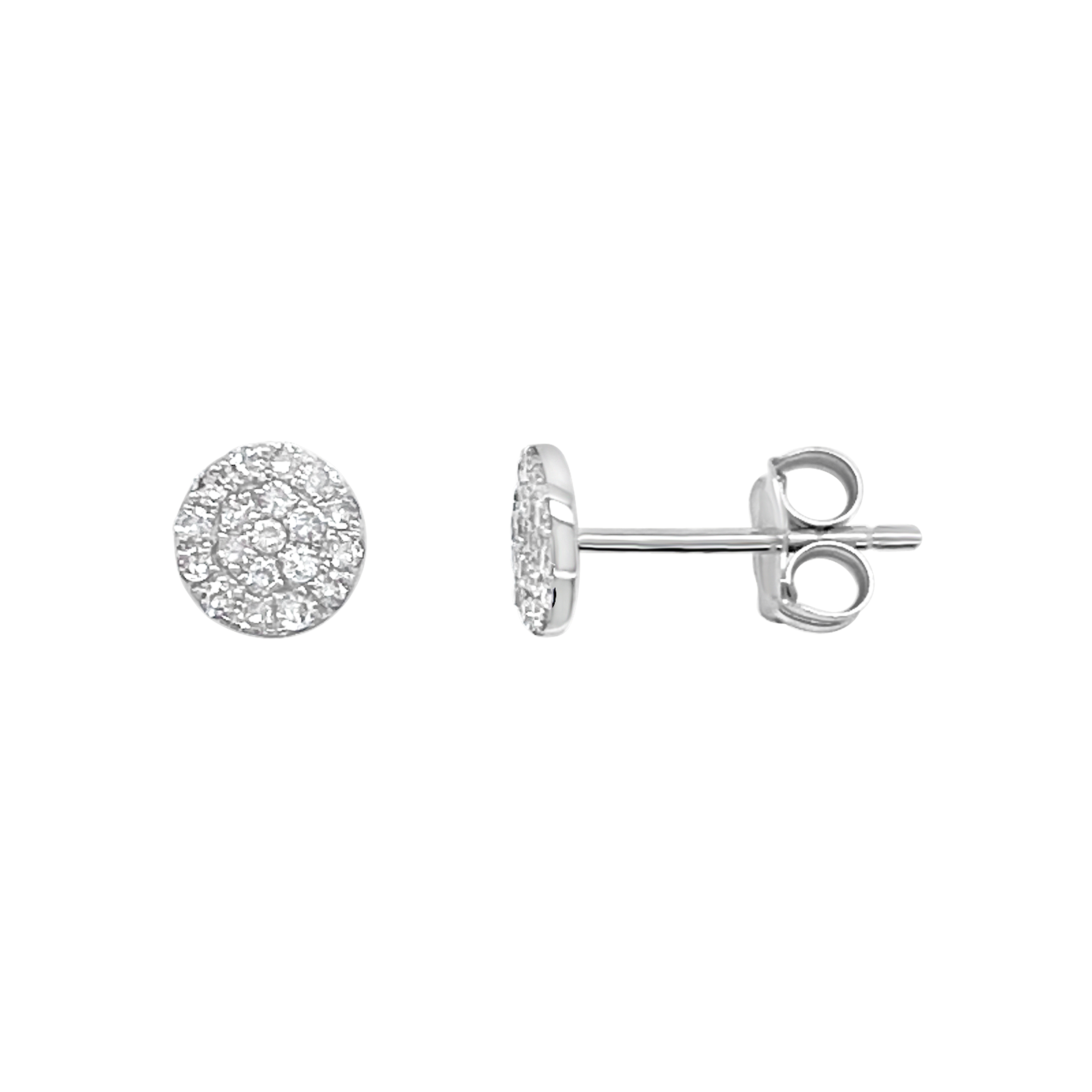 Clara By Martin Binder Pave Diamond Stud Earrings (0.20 Ct. Tw.)