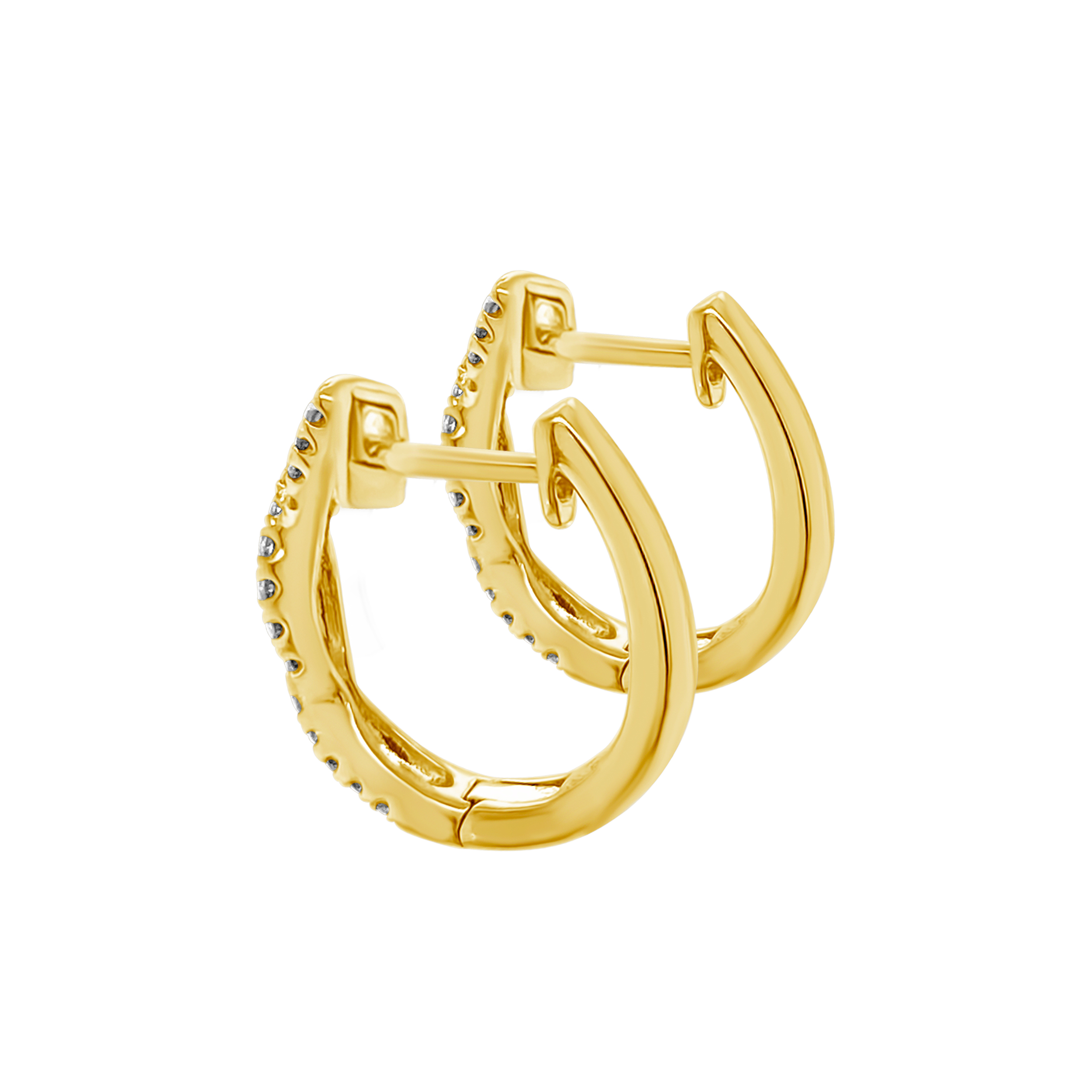 Clara By Martin Binder Diamond Twist Hoop Earrings (0.25 Ct. Tw.)