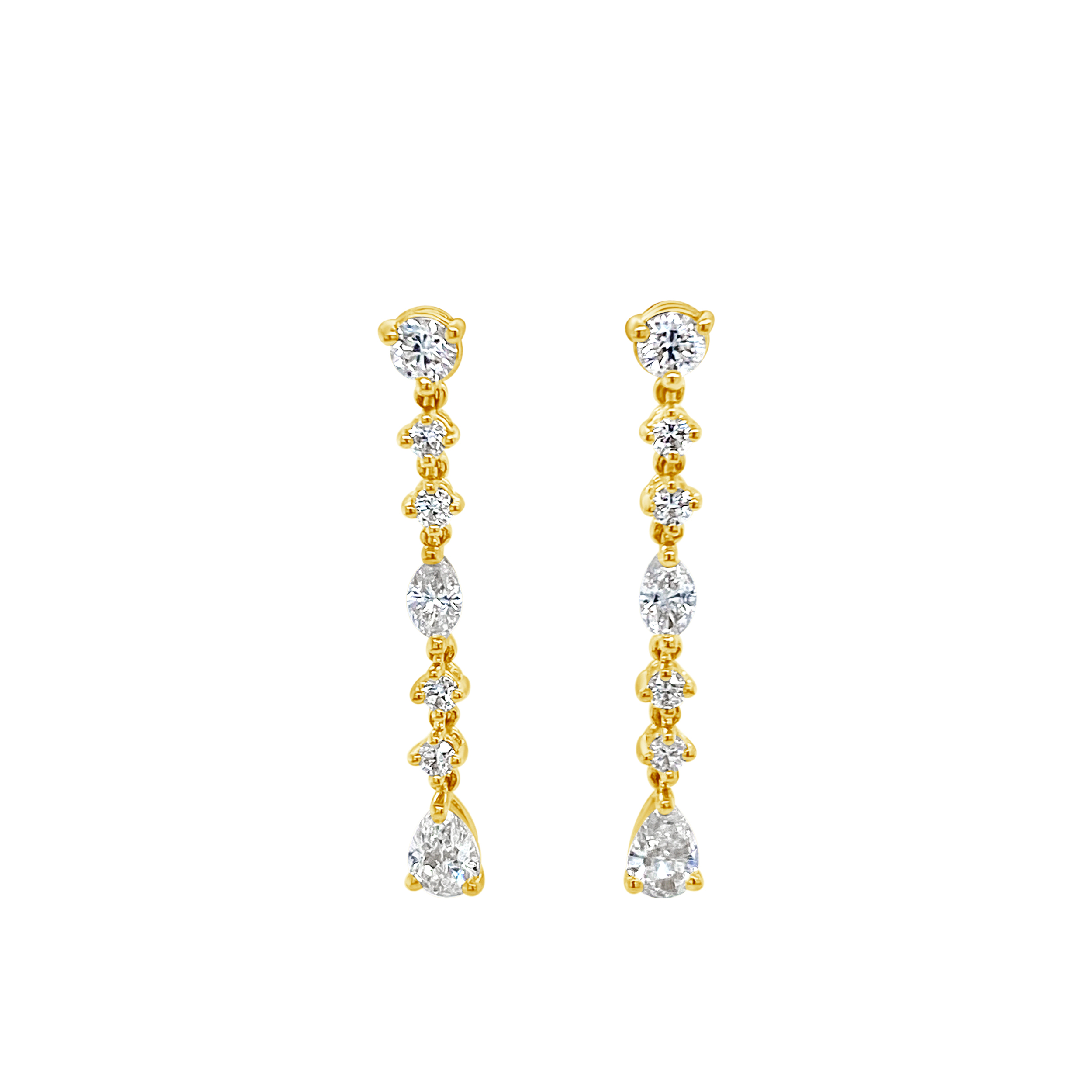 Clara By Martin Binder Diamond Dangle Earrings (1.00 Ct. Tw.)