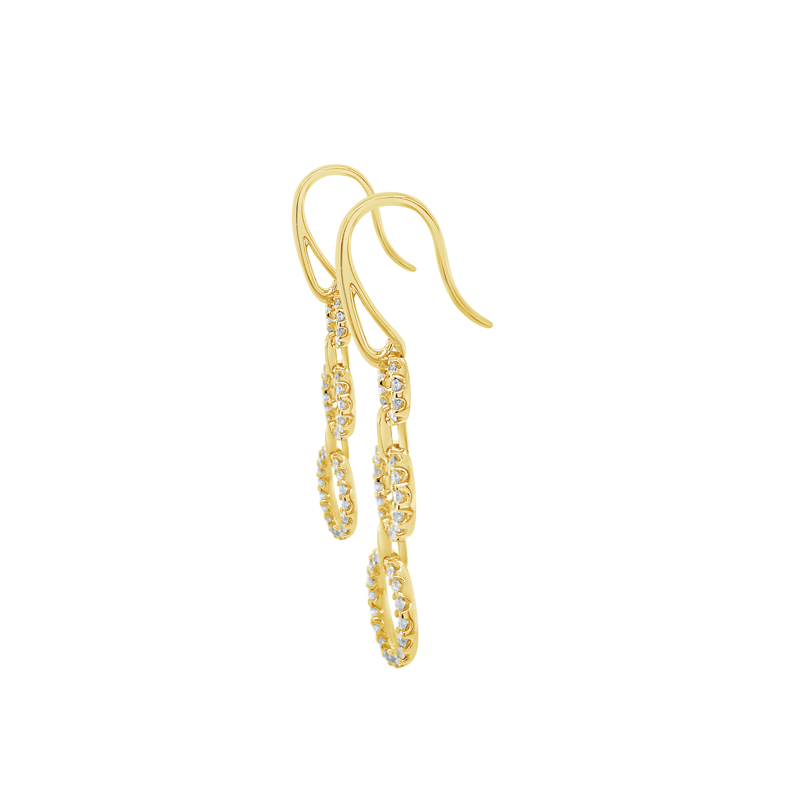 Clara By Martin Binder Diamond Circle Dangle Earrings (0.50 Ct. Tw.)